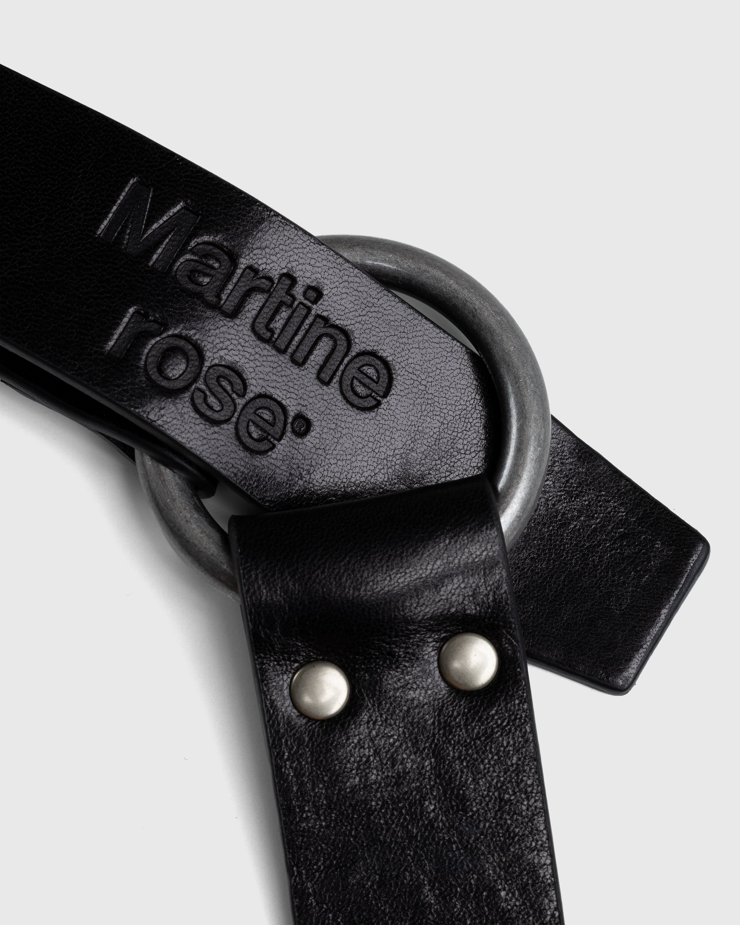 Martine Rose - Bondage Belt Black - Accessories - Black - Image 3