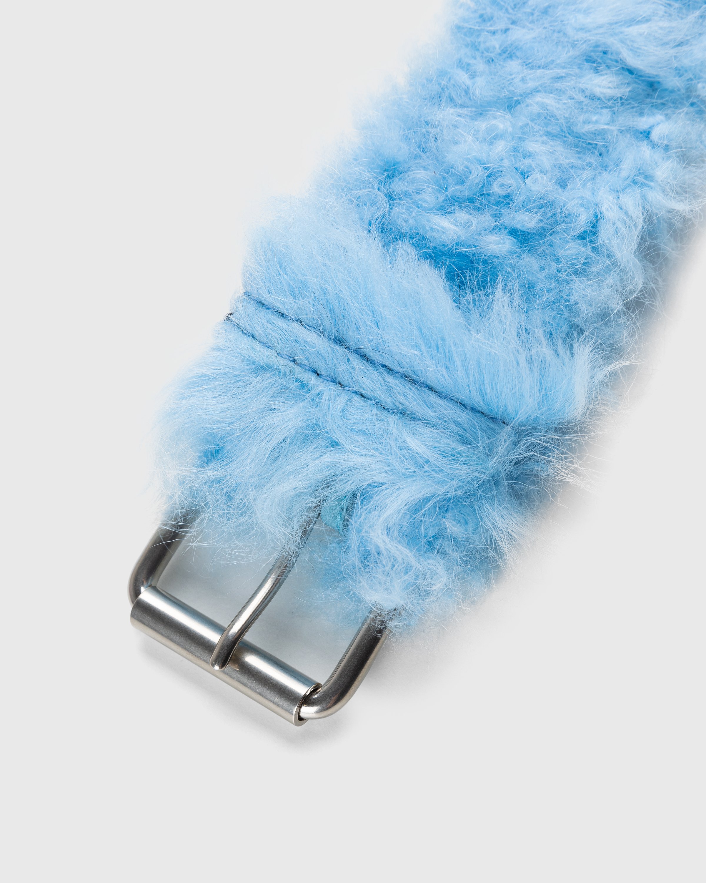Dries van Noten - Fluffy Belt Blue - Accessories - Blue - Image 2