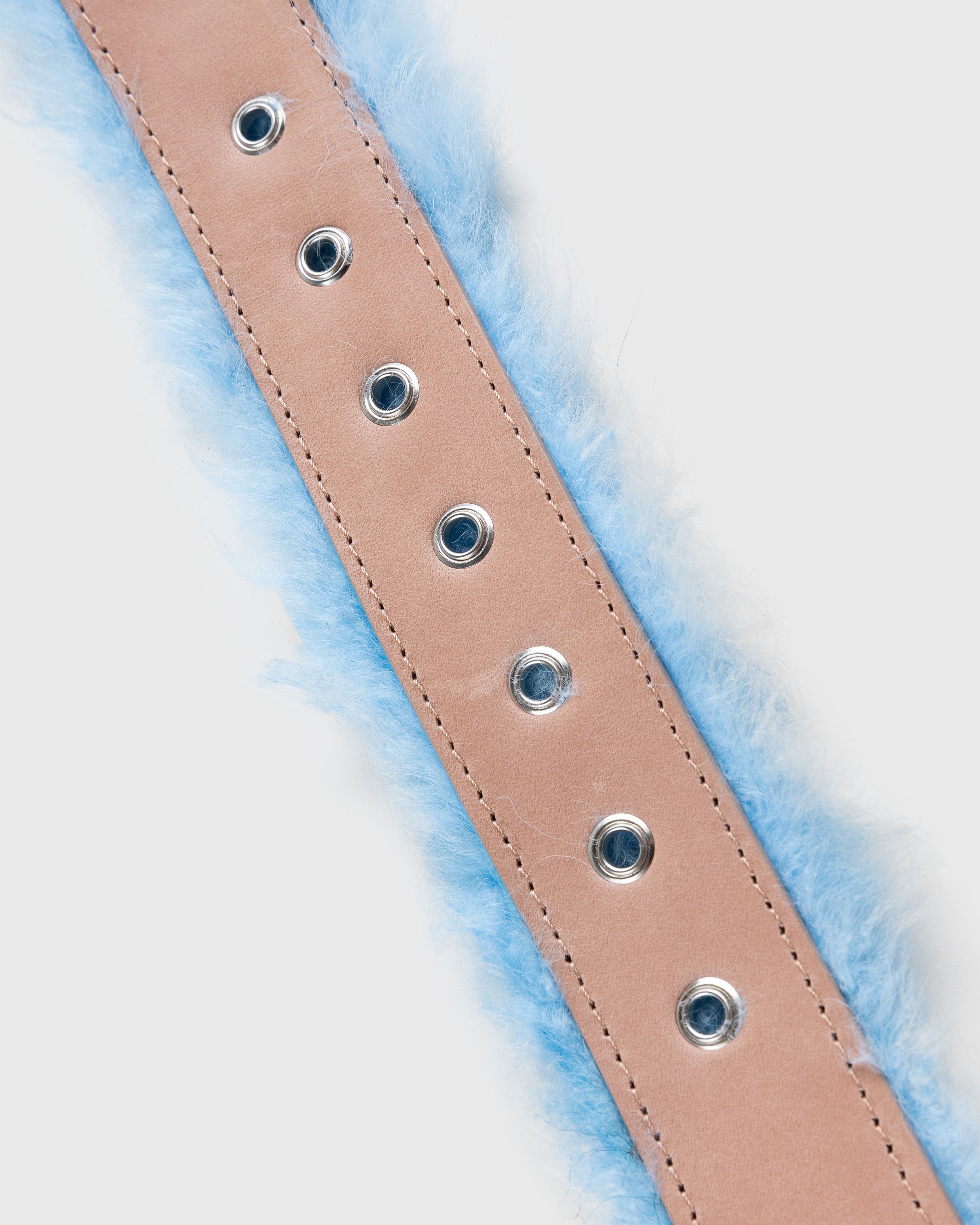 Dries van Noten - Fluffy Belt Blue - Accessories - Blue - Image 3