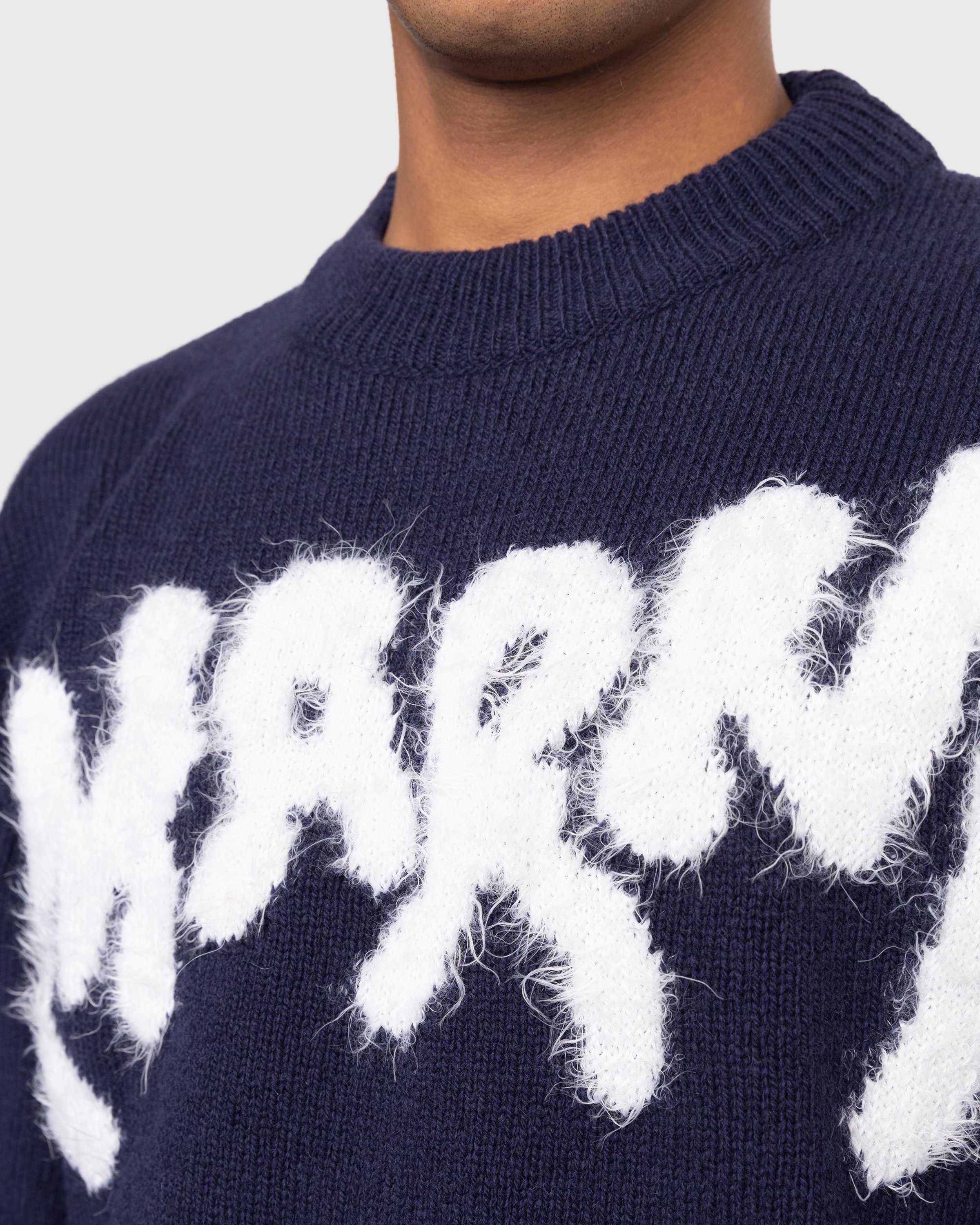 Marni - Roundneck Sweater - Clothing - Blue - Image 5