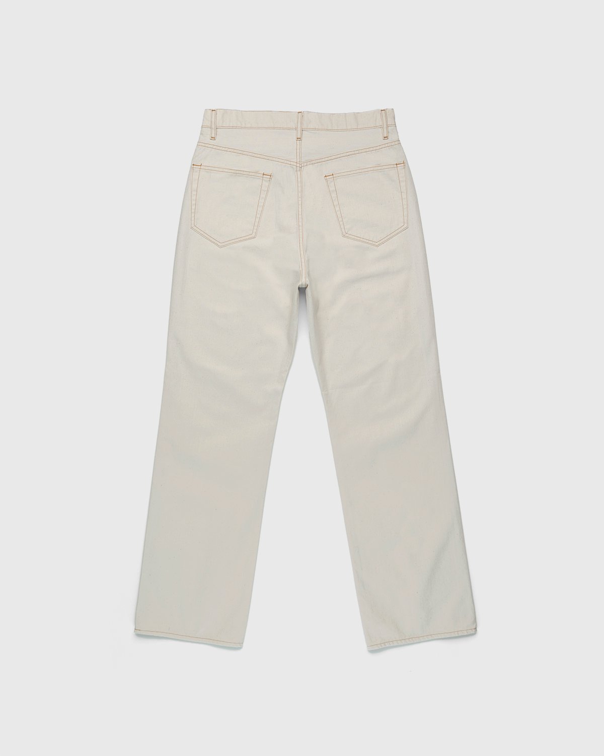 Auralee - Organic Undyed Cotton Pants Natural - Clothing - Beige - Image 2