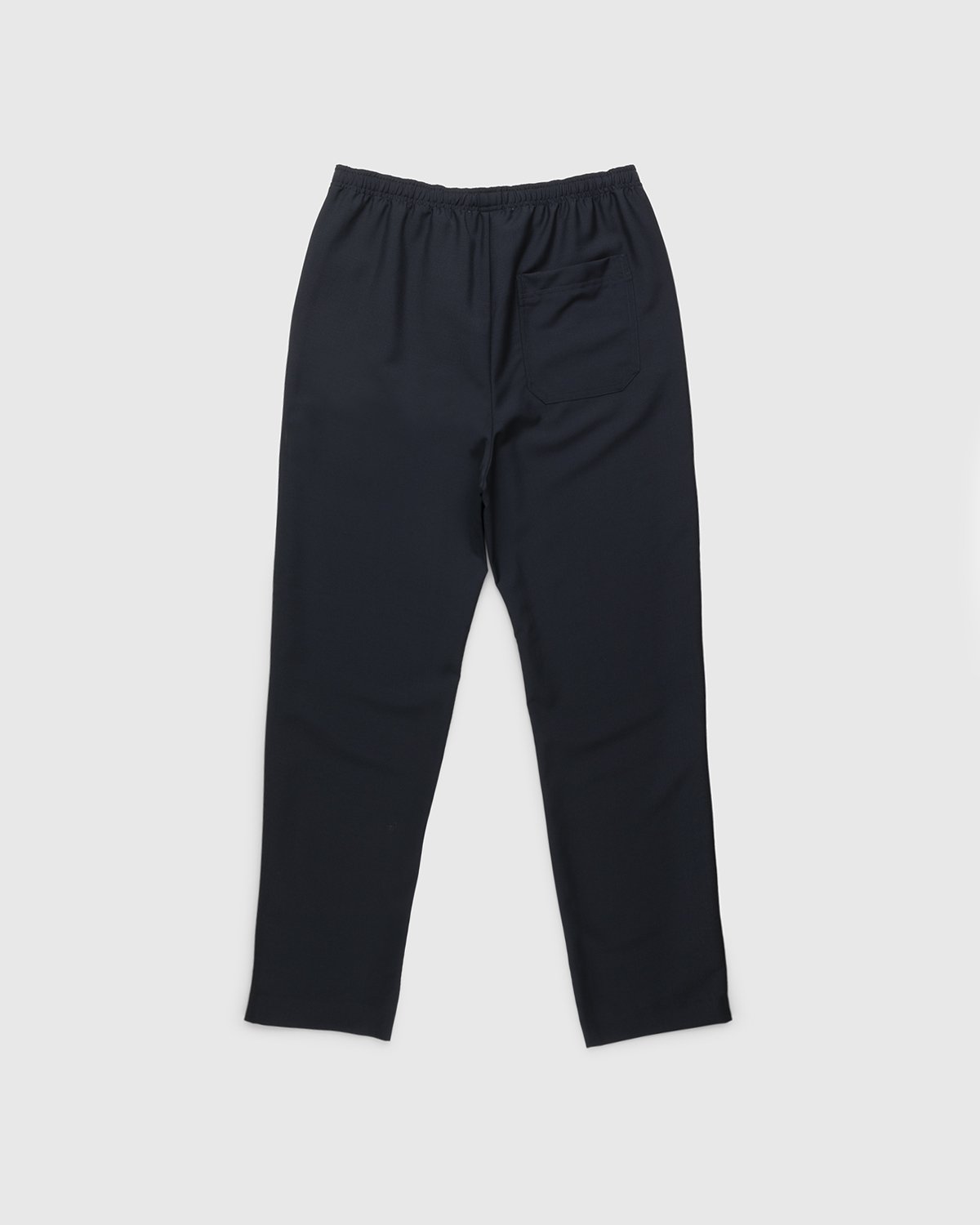 Acne Studios - Mohair Blend Drawstring Trousers Navy - Clothing - Blue - Image 2