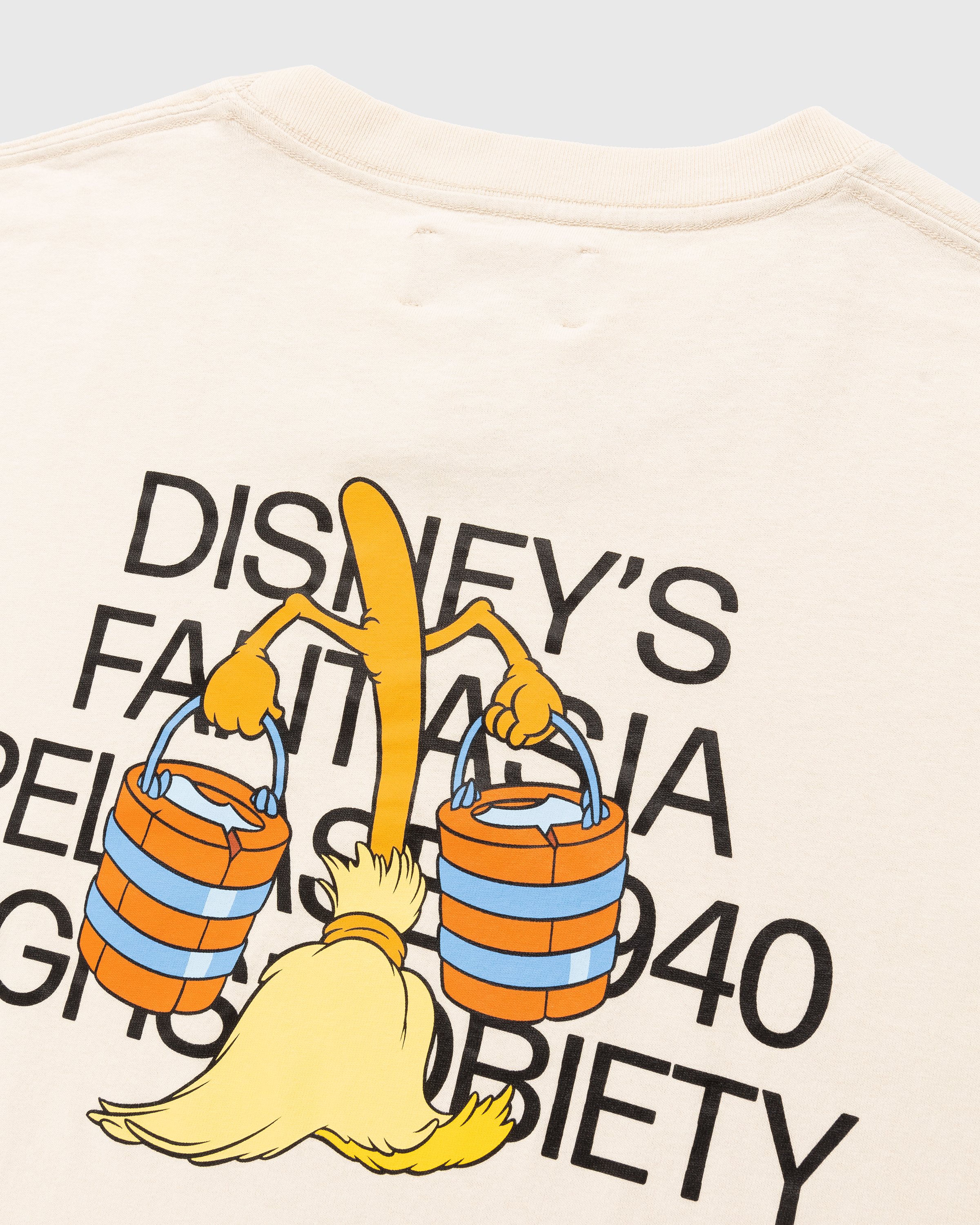Disney Fantasia x Highsnobiety - Magic Broom T-Shirt Eggshell - Clothing - Beige - Image 5