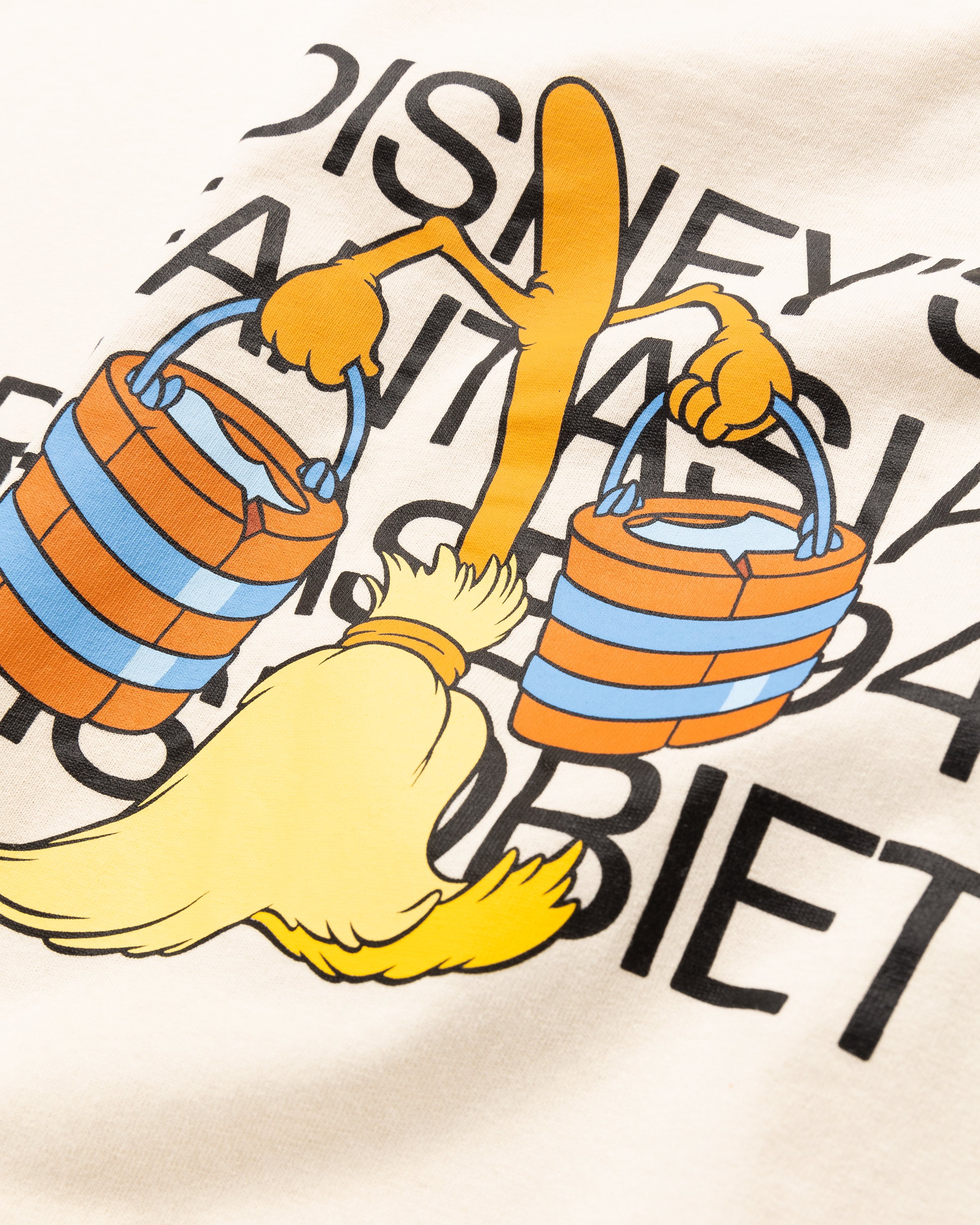Disney Fantasia x Highsnobiety - Magic Broom T-Shirt Eggshell - Clothing - Beige - Image 7