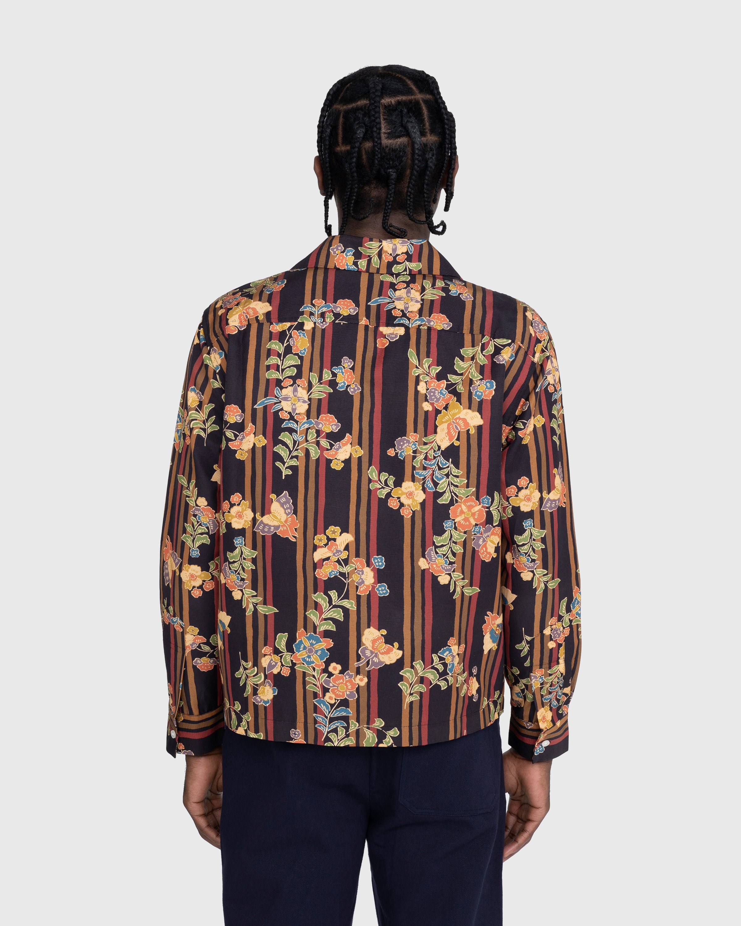 Bode - Butterfly Stripe Long-Sleeve Shirt Multi - Clothing - Multi - Image 4