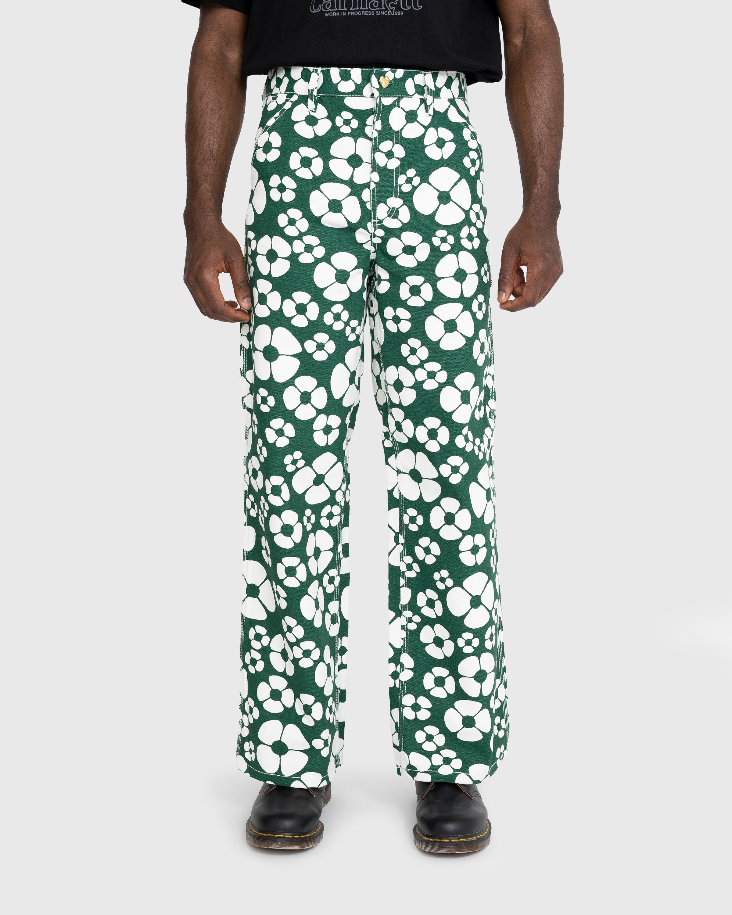 Marni x Carhartt WIP - Floral Trousers Green - Clothing - Green - Image 2