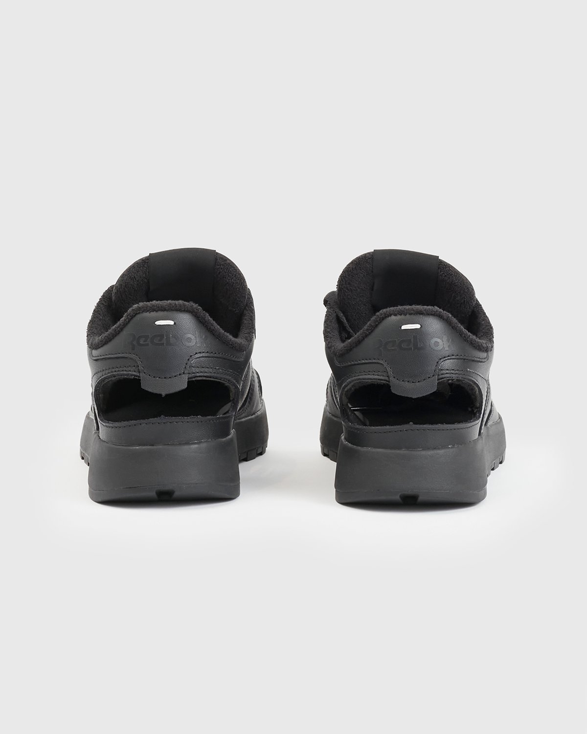 Maison Margiela x Reebok - Classic Leather Tabi Low Black - Footwear - Black - Image 3