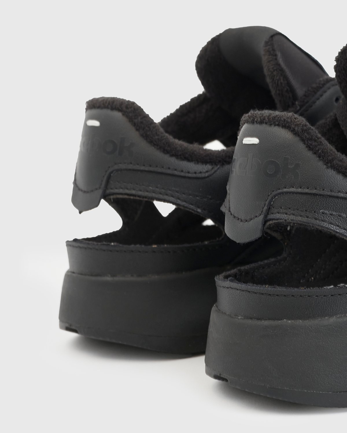 Maison Margiela x Reebok - Classic Leather Tabi Low Black - Footwear - Black - Image 5