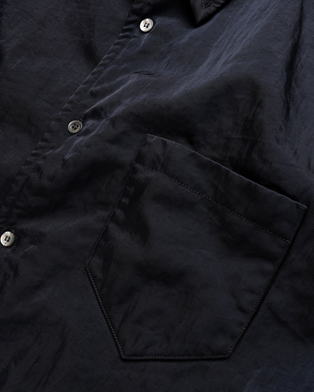 Maison Margiela - Oversized Nylon Jacket Navy - Clothing - Black - Image 6