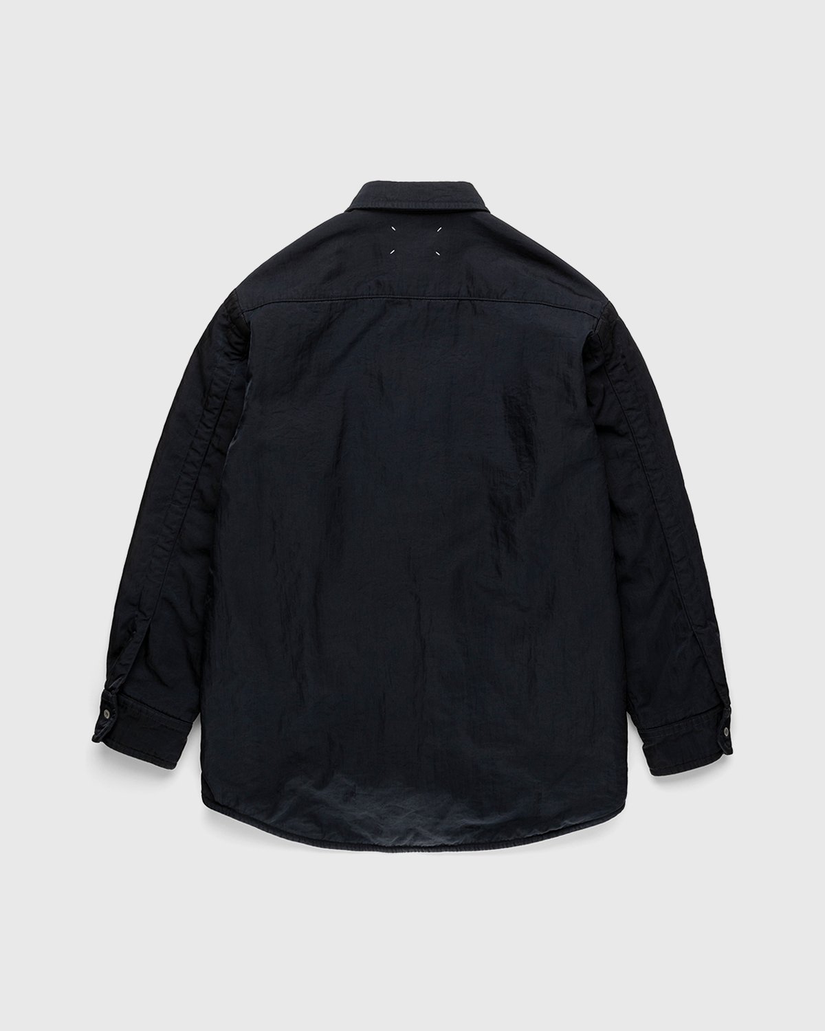 Maison Margiela - Oversized Nylon Jacket Navy - Clothing - Black - Image 2
