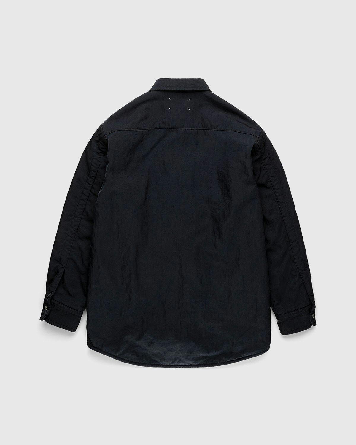 Maison Margiela - Oversized Nylon Jacket Navy - Clothing - Black - Image 2