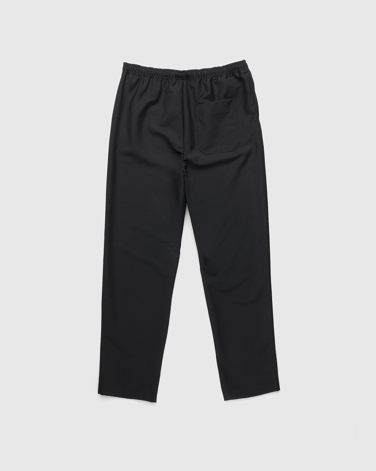 Acne Studios - Mohair Blend Drawstring Trousers Black - Clothing - Black - Image 2