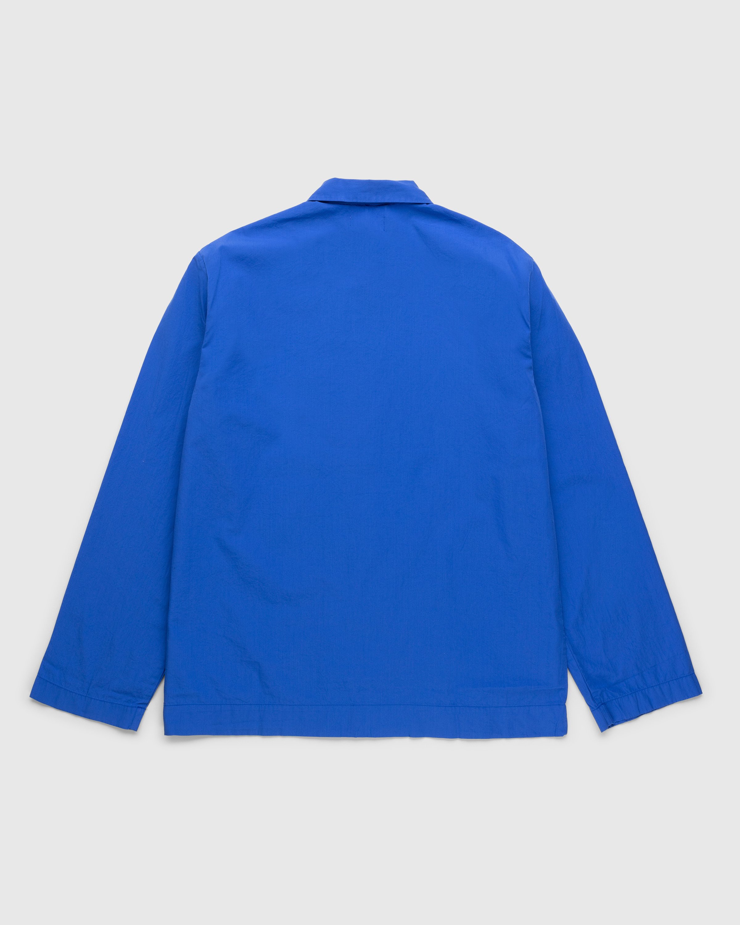 Tekla - Cotton Poplin Pyjamas Shirt Royal Blue - Clothing - Blue - Image 2