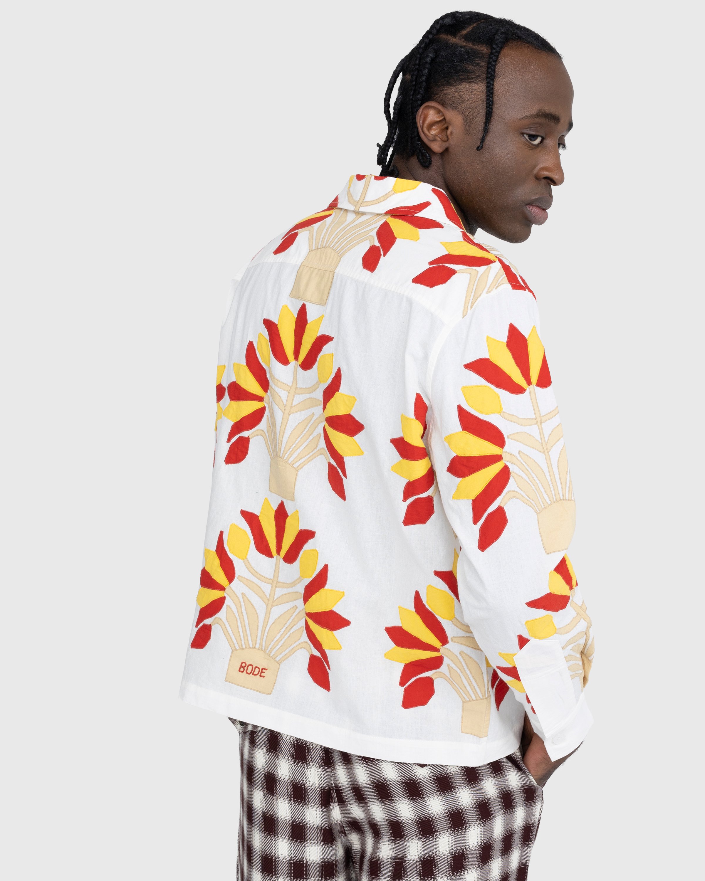 Bode - Foliage Applique Long-Sleeve Shirt Multi - Clothing - Multi - Image 5