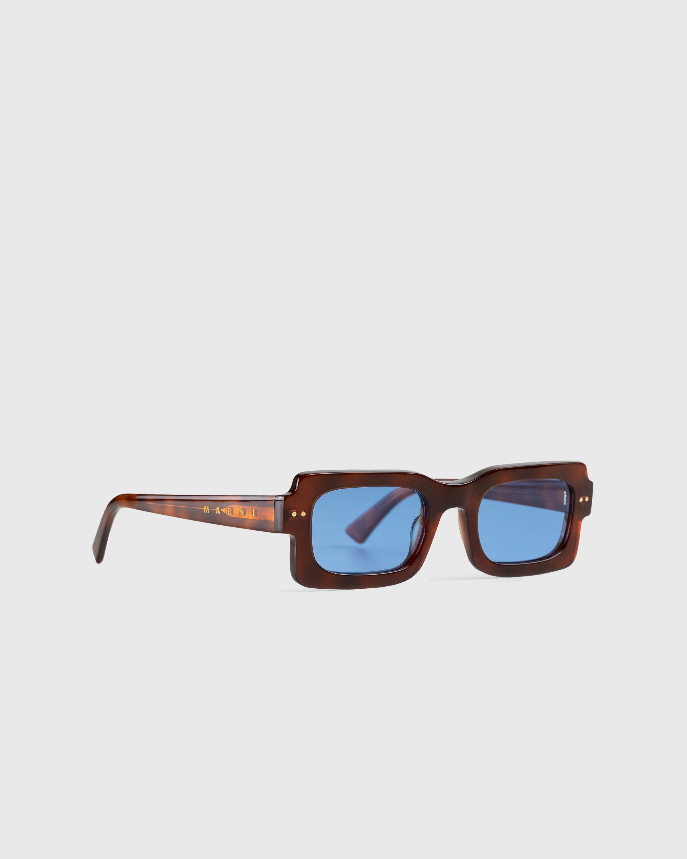 Marni - Lake Vostok Sunglasses Havana Blue - Accessories - Blue - Image 2