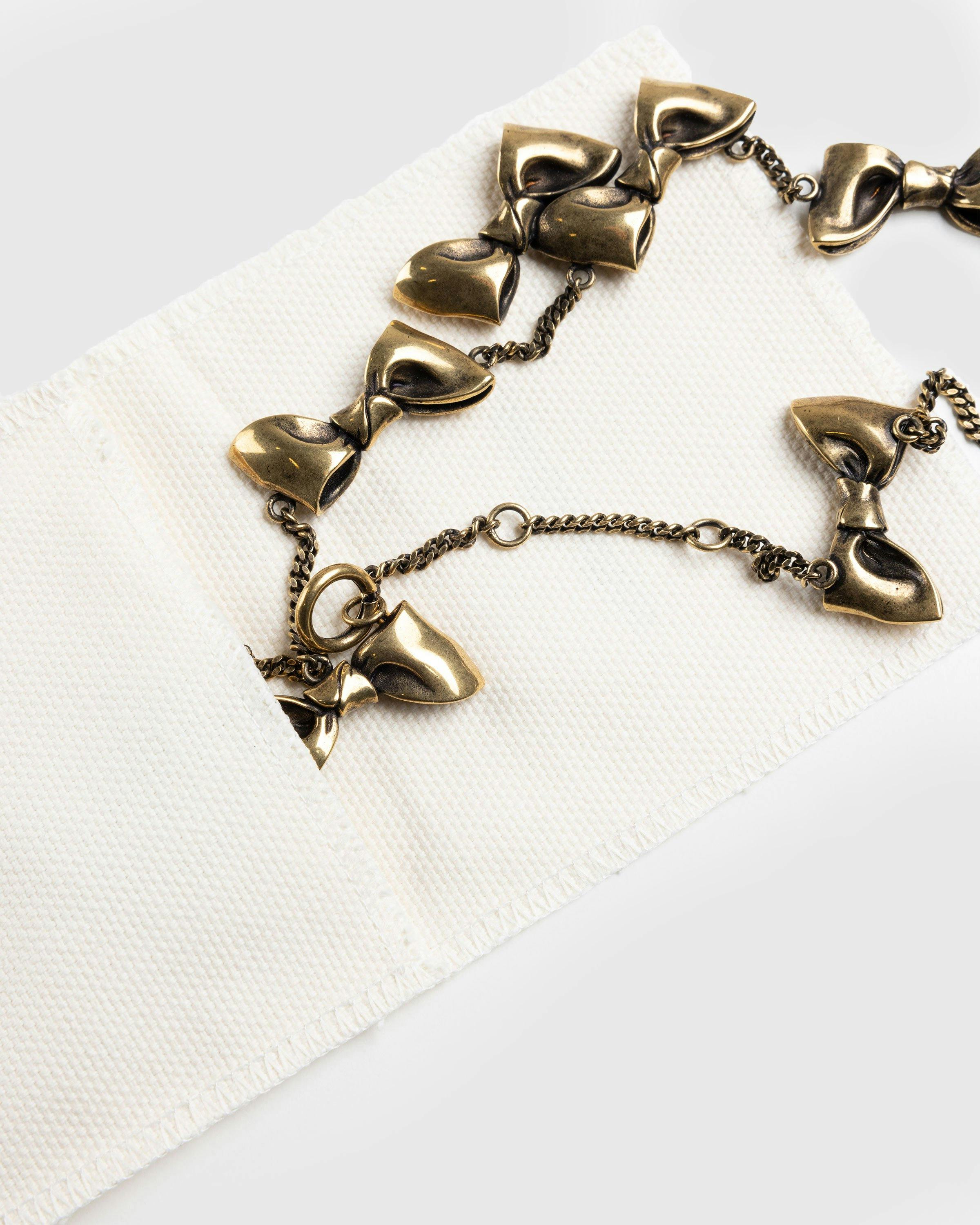 Acne Studios - Bow Necklace Gold - Accessories - Gold - Image 2