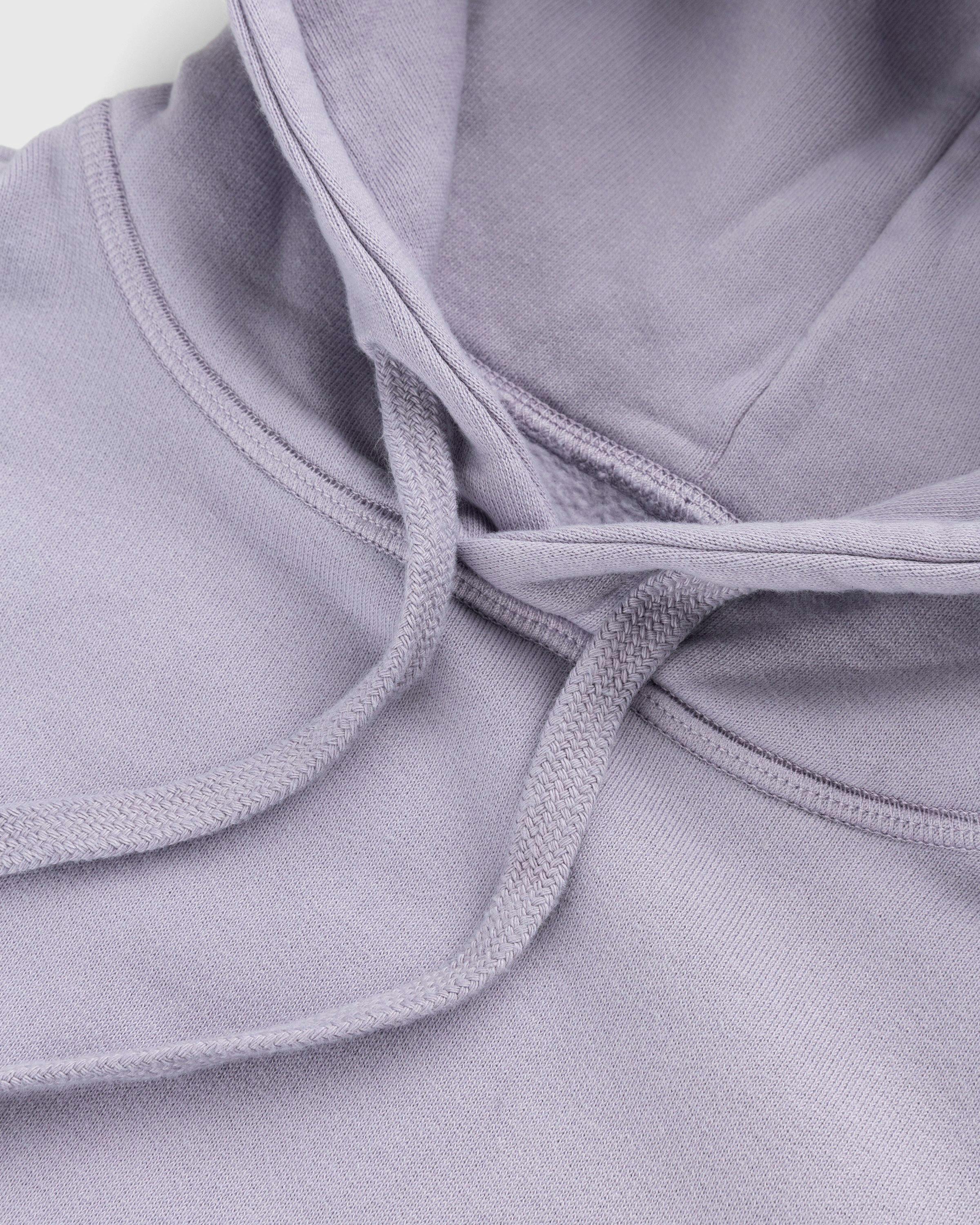 Winnie New York - Cotton Fleece Hoodie Lavender - Clothing - Purple - Image 4