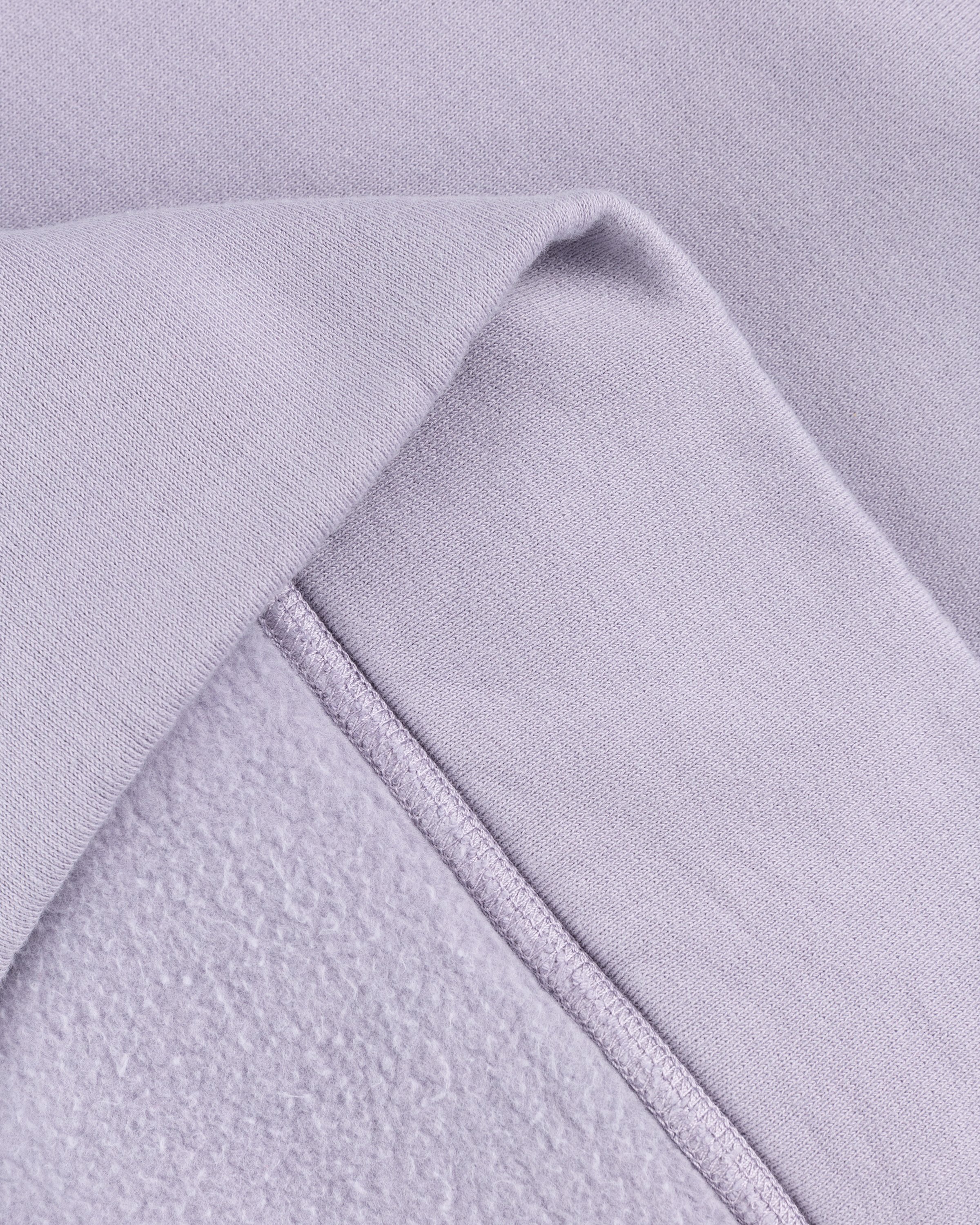 Winnie New York - Cotton Fleece Hoodie Lavender - Clothing - Purple - Image 6