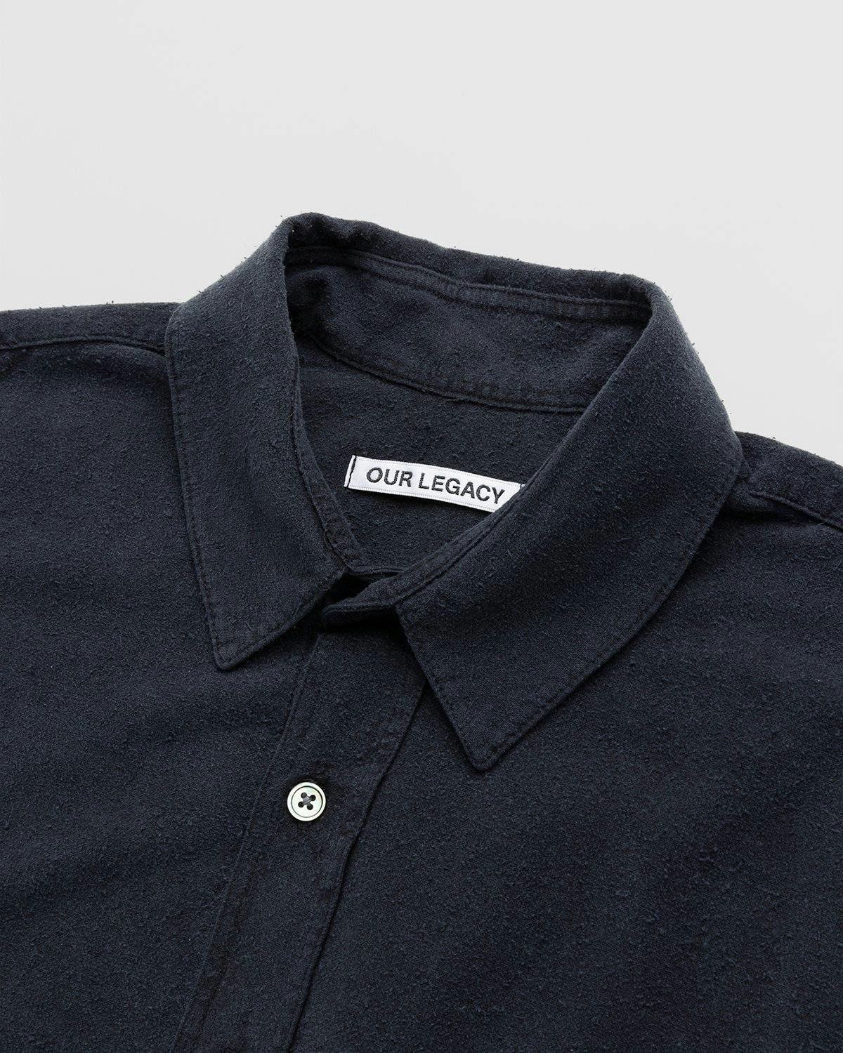 Our Legacy - Classic Shirt Black Silk - Clothing - Black - Image 3