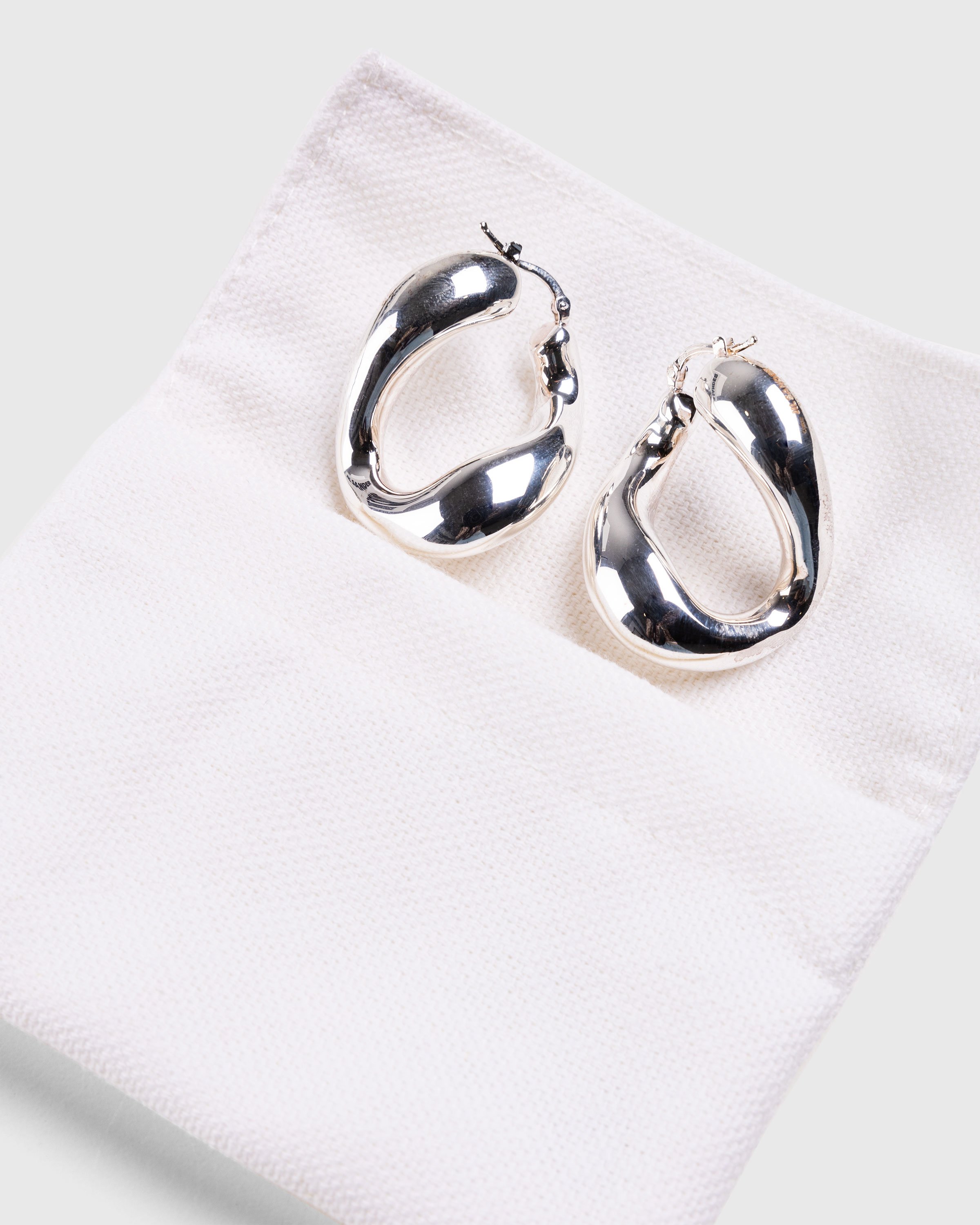 Jil Sander - Scented Chain Earrings Silver - Accessories - Silver - Image 3