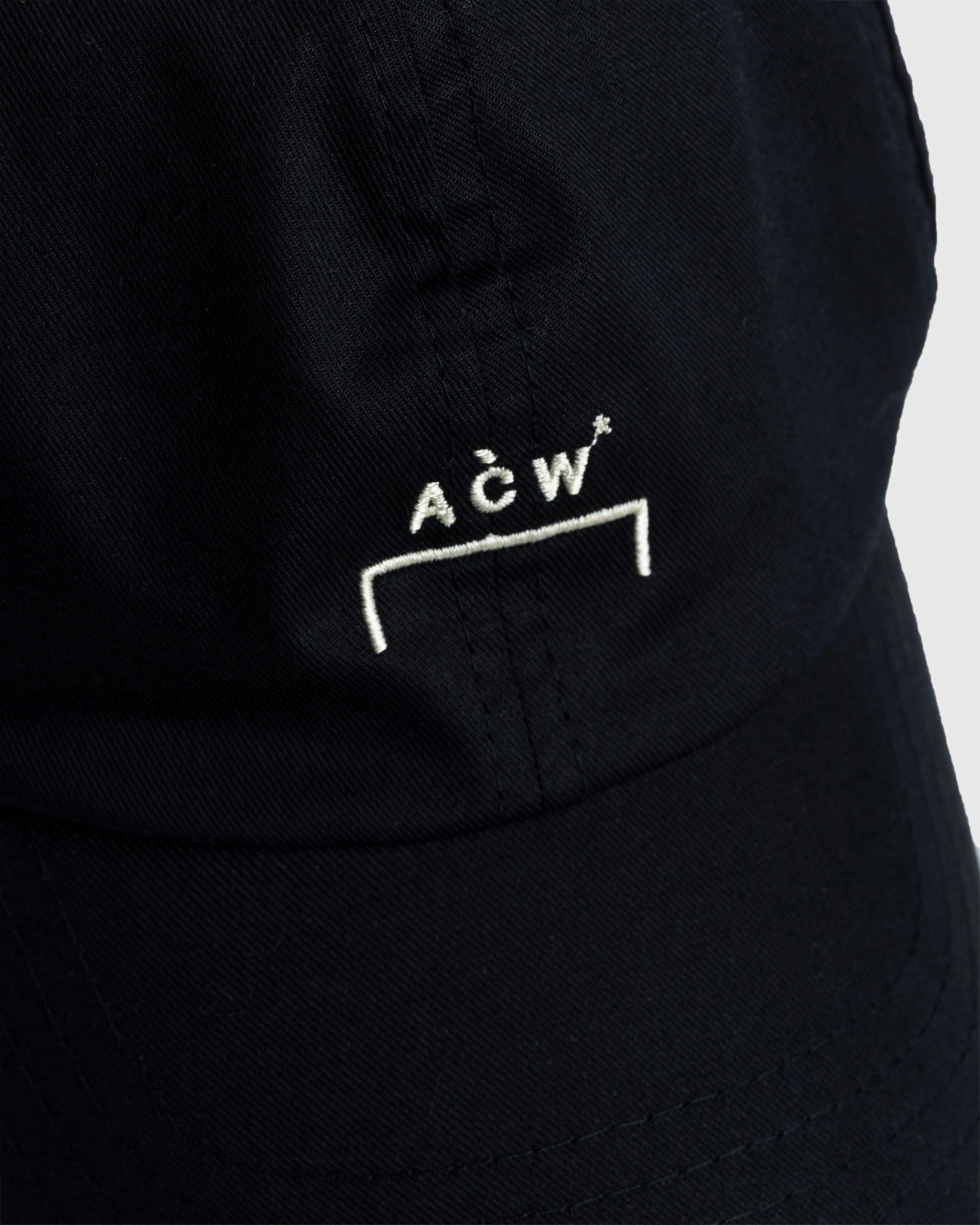 A-Cold-Wall* - Cotton Bracket Cap Black - Accessories - Black - Image 4