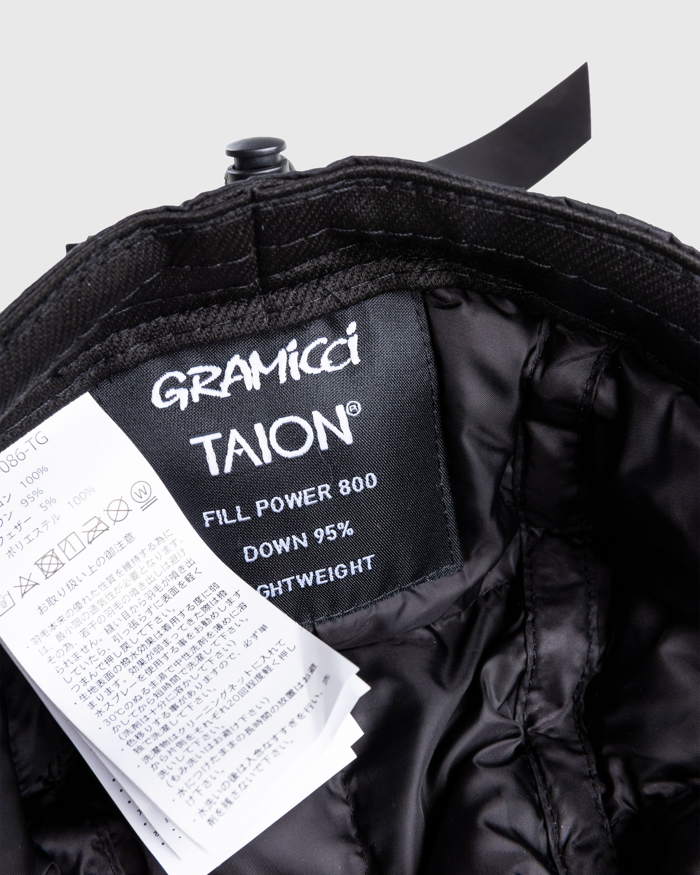 Gramicci - Taion Down Cap Black - Accessories - Black - Image 5