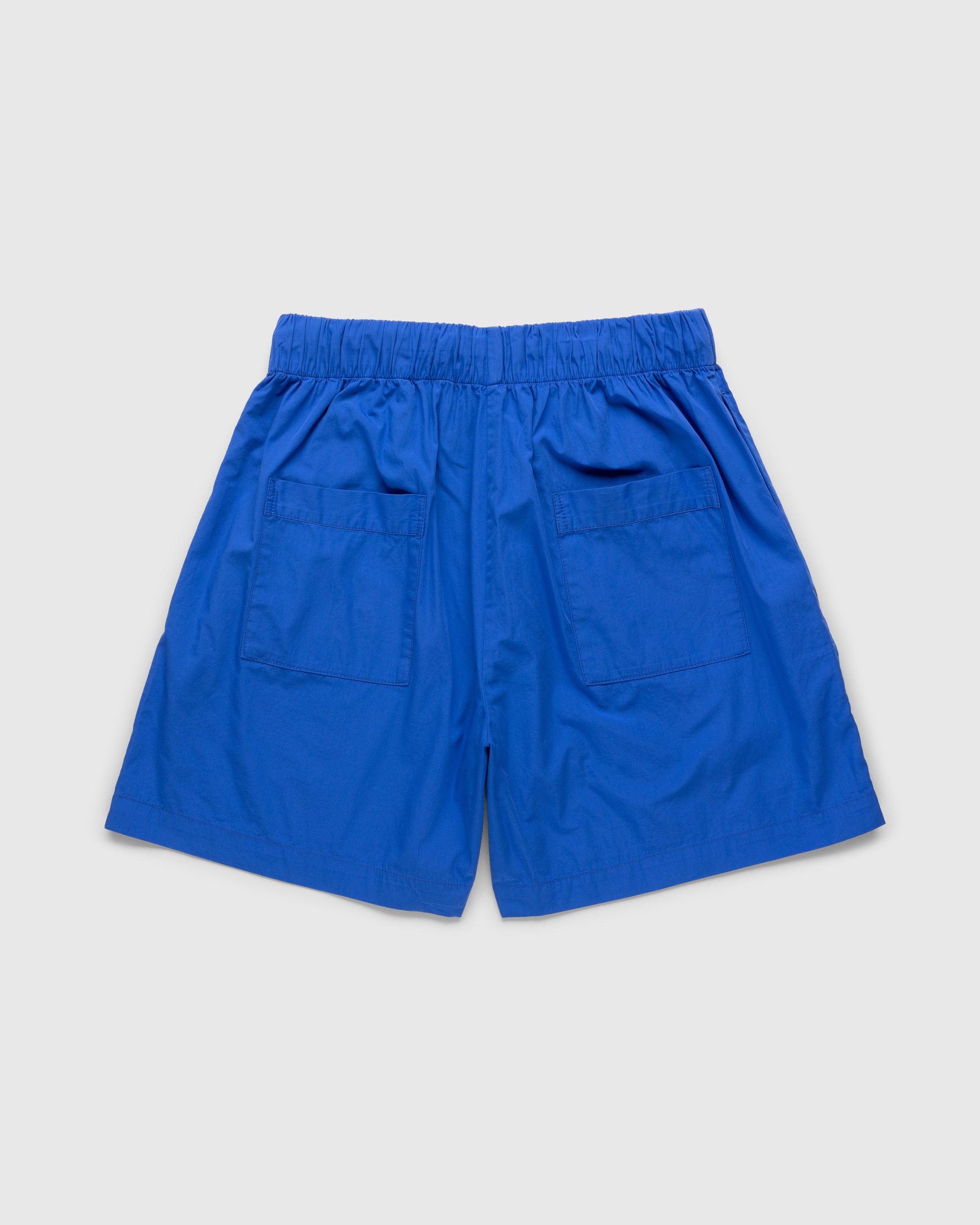 Tekla - Cotton Poplin Pyjamas Shorts Royal Blue - Clothing - Blue - Image 2