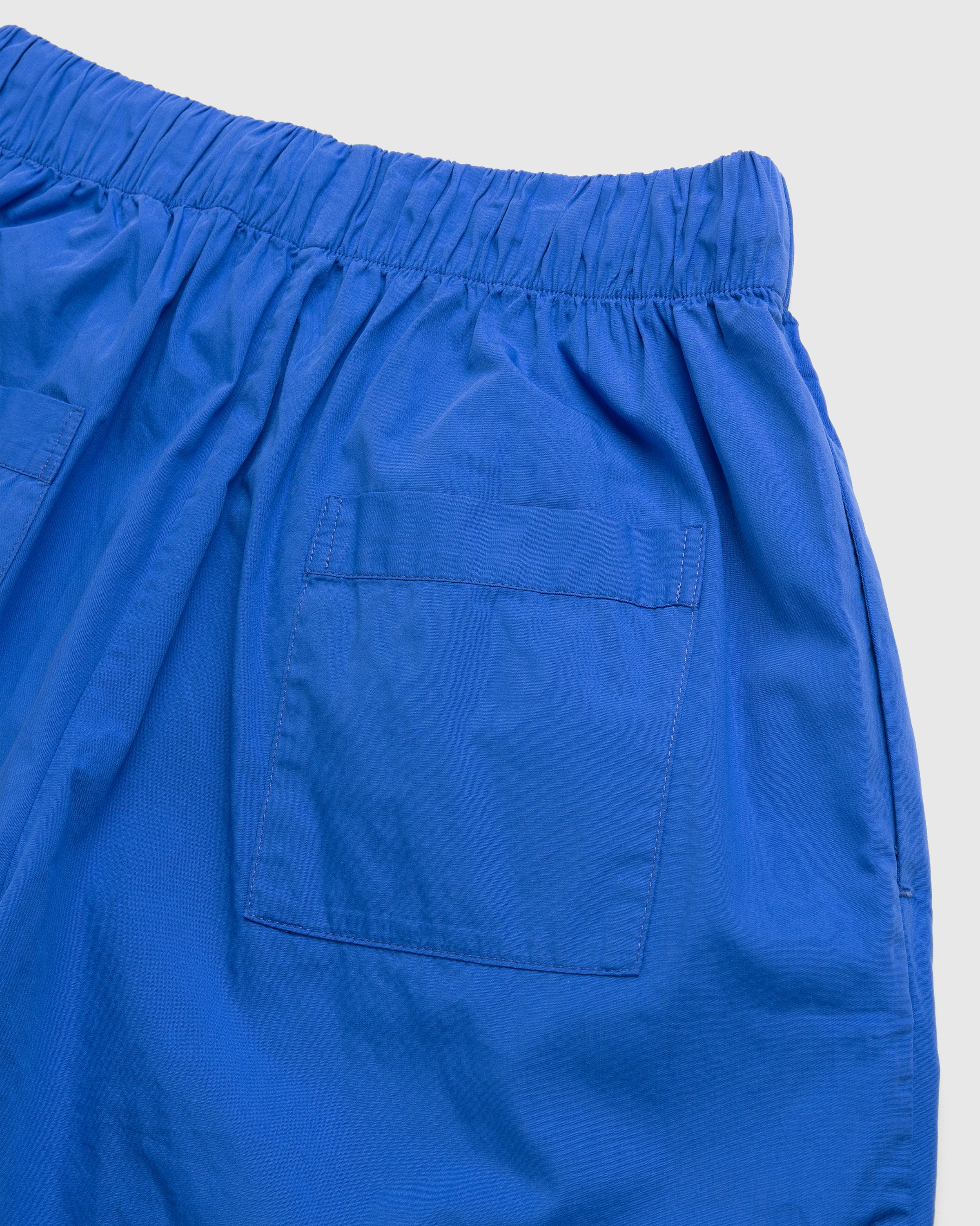 Tekla - Cotton Poplin Pyjamas Shorts Royal Blue - Clothing - Blue - Image 5