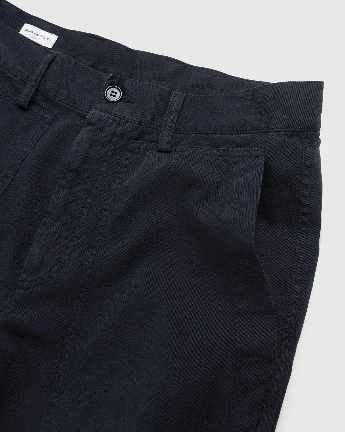 Dries van Noten - Pilson Pants Navy - Clothing - Blue - Image 4