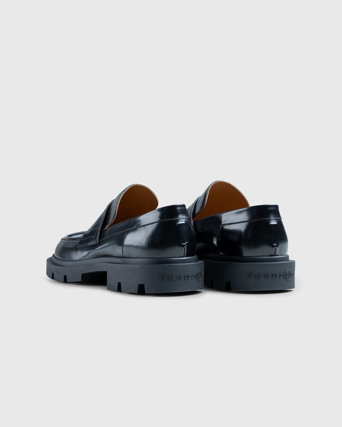 Maison Margiela - Leather Loafers Black - Footwear - Black - Image 3