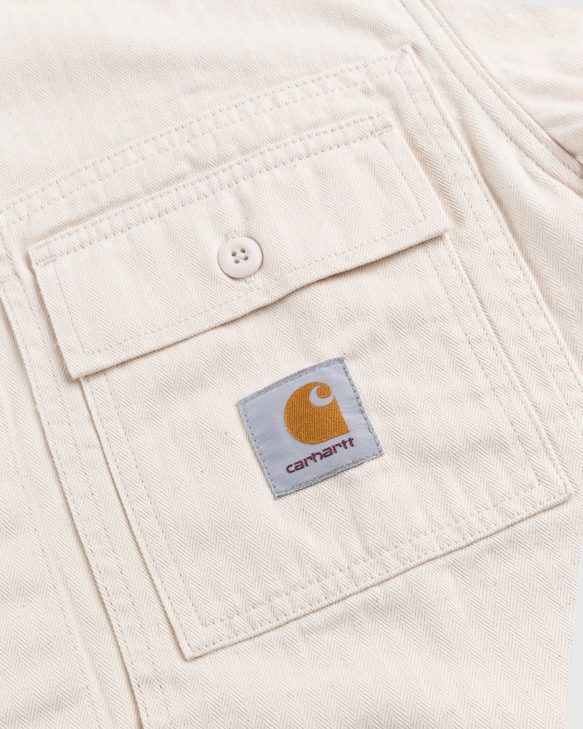 Carhartt WIP - Charter Shirt Natural - Clothing - Beige - Image 5