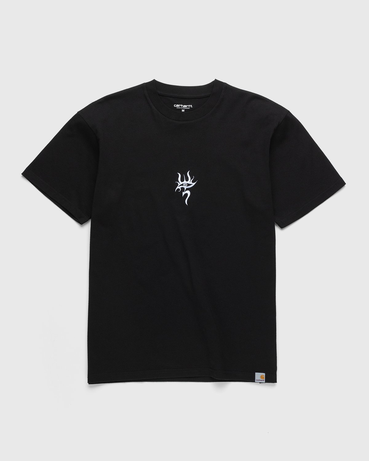 Carhartt WIP x Herrensauna - Logo T-Shirt Black White Cypress - Clothing - Black - Image 2