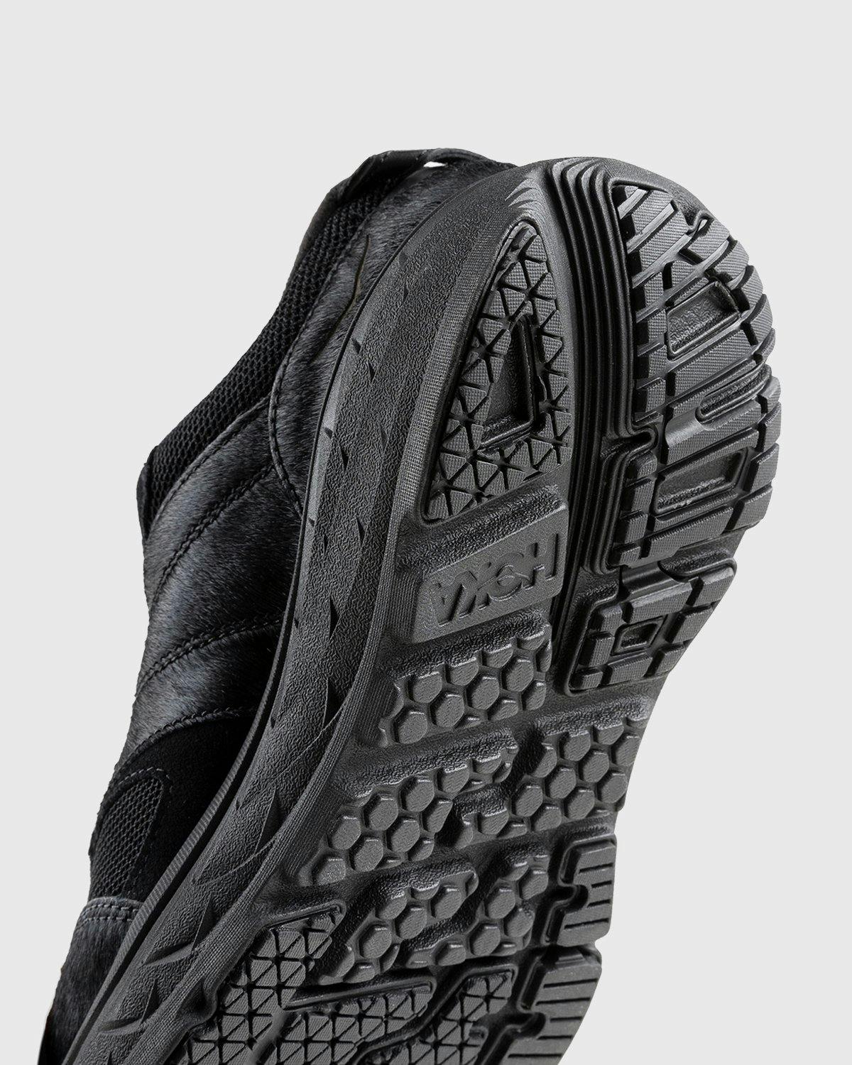 HOKA x Engineered Garments - Bondi L Black Cow Hair - Footwear - Black - Image 5