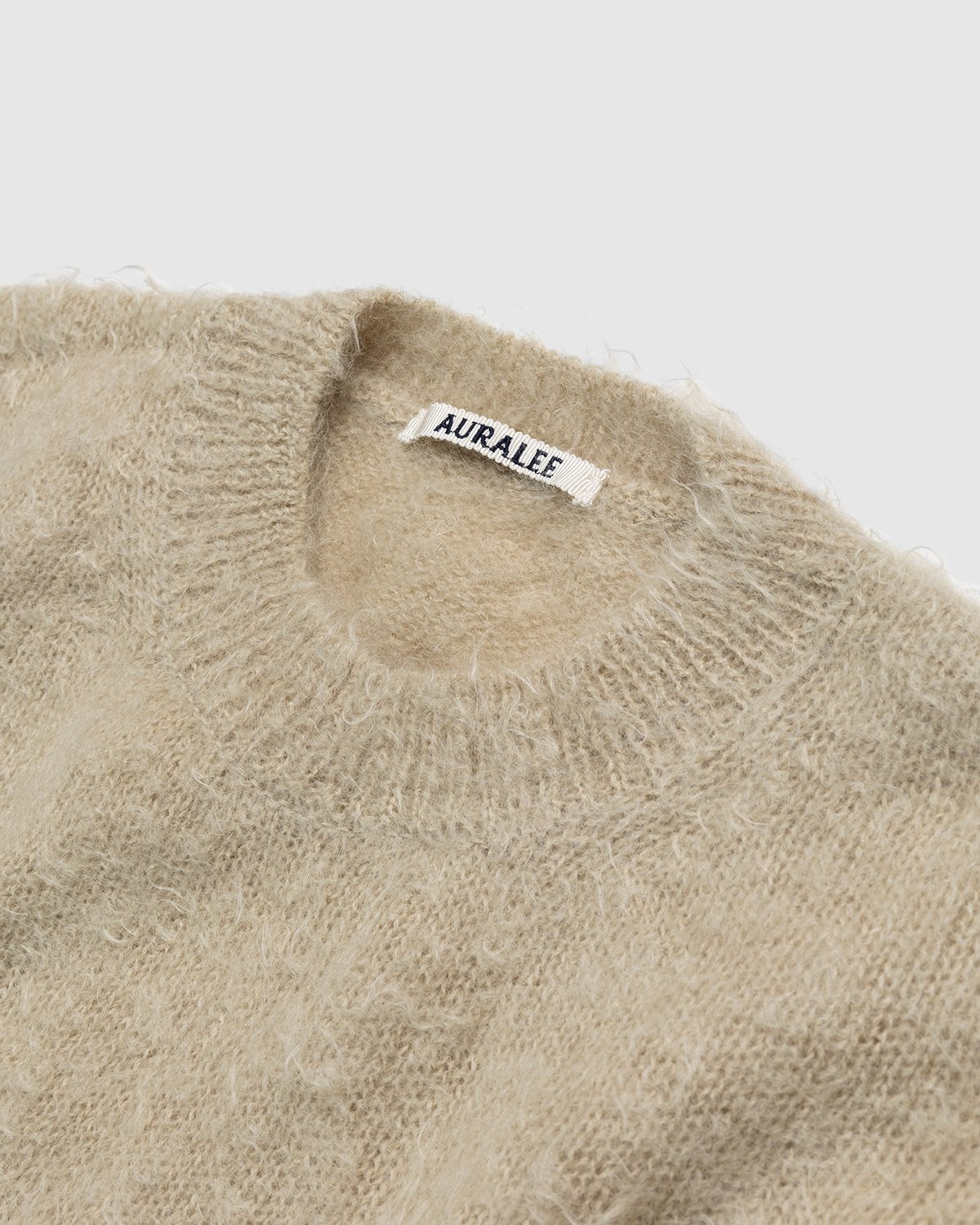 Auralee - Ultra-Soft Mohair Knit Light Beige - Clothing - Beige - Image 3