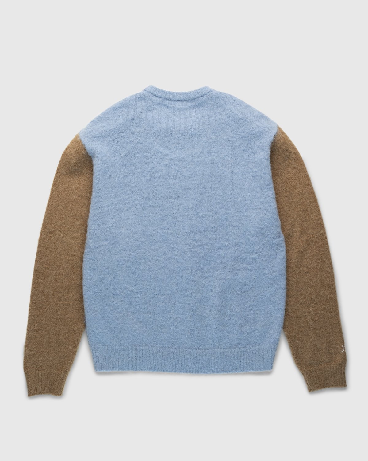 Highsnobiety - Check Alpaca Sweater Multi Blue - Clothing - Blue - Image 2