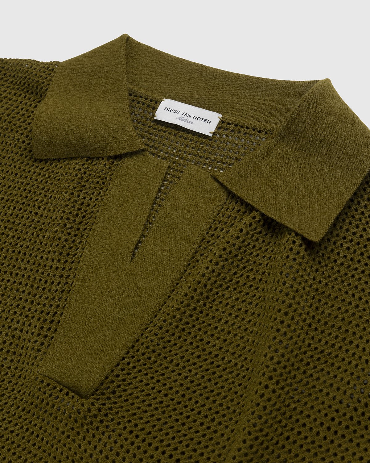 Dries van Noten - Jael Polo Shirt Olive - Clothing - Green - Image 4
