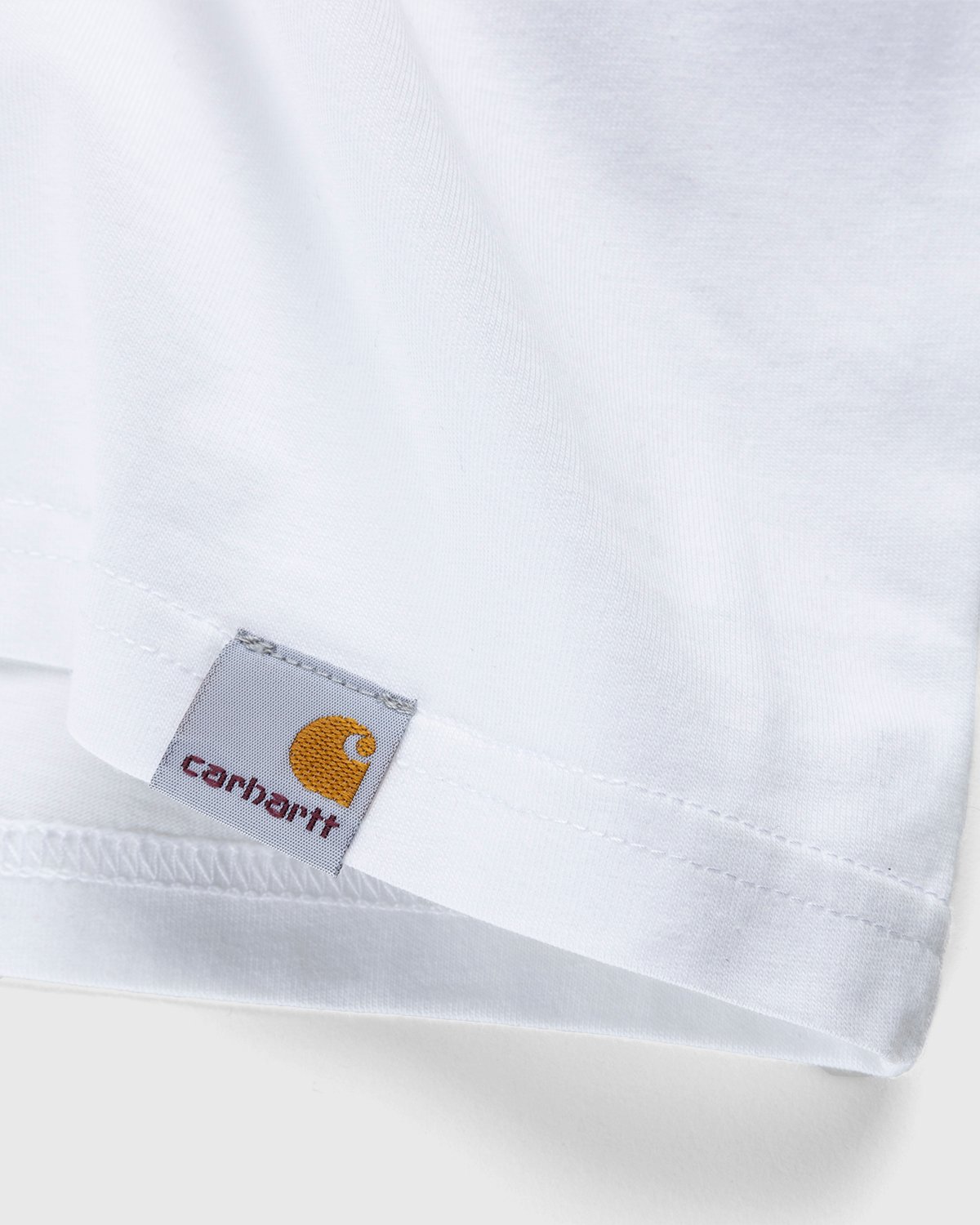 Carhartt WIP x Herrensauna - Logo T-Shirt White Wine Cypress - Clothing - White - Image 6