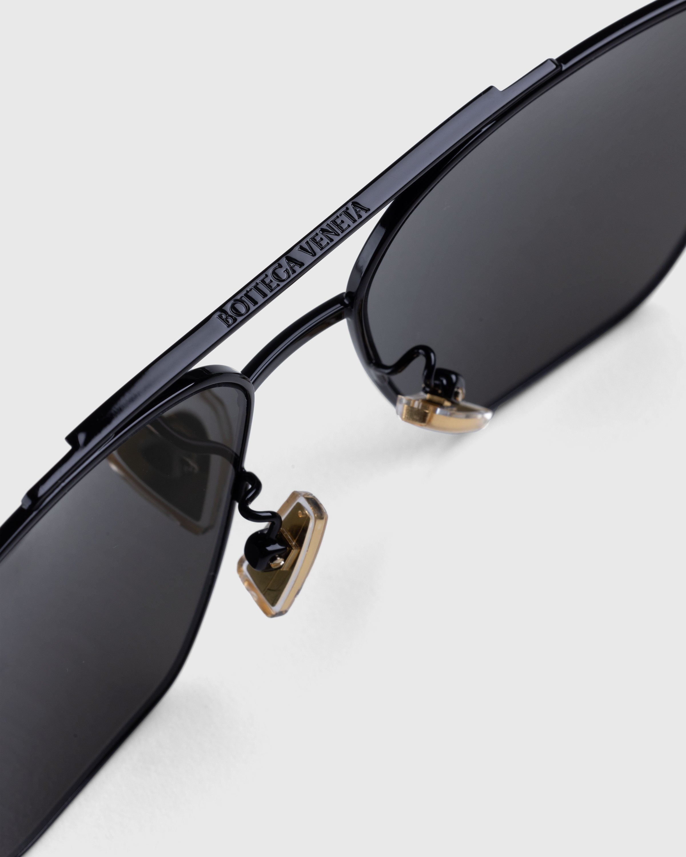 Bottega Veneta - Pilot Square Frame Sunglasses Black - Accessories - Black - Image 3
