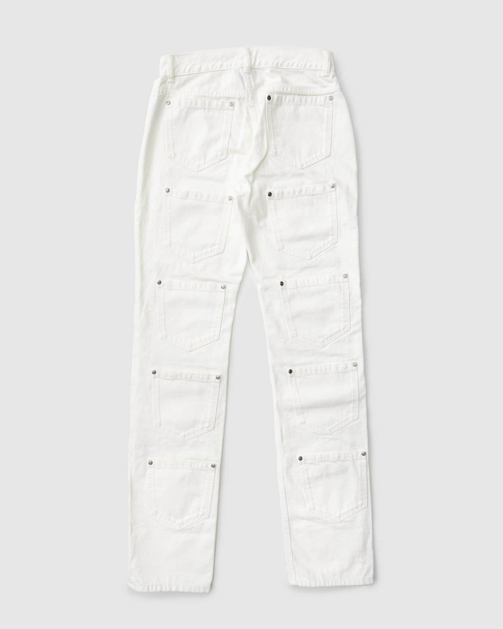 Lourdes New York - Multi-pocket Denim White - Clothing - White - Image 2