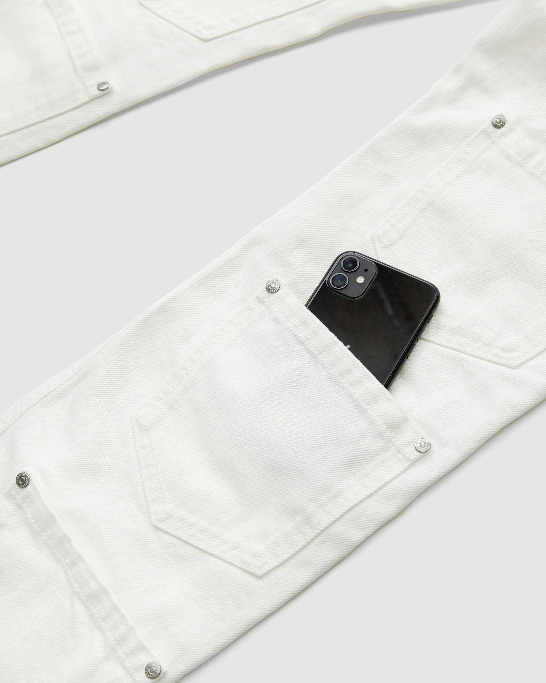 Lourdes New York - Multi-pocket Denim White - Clothing - White - Image 4