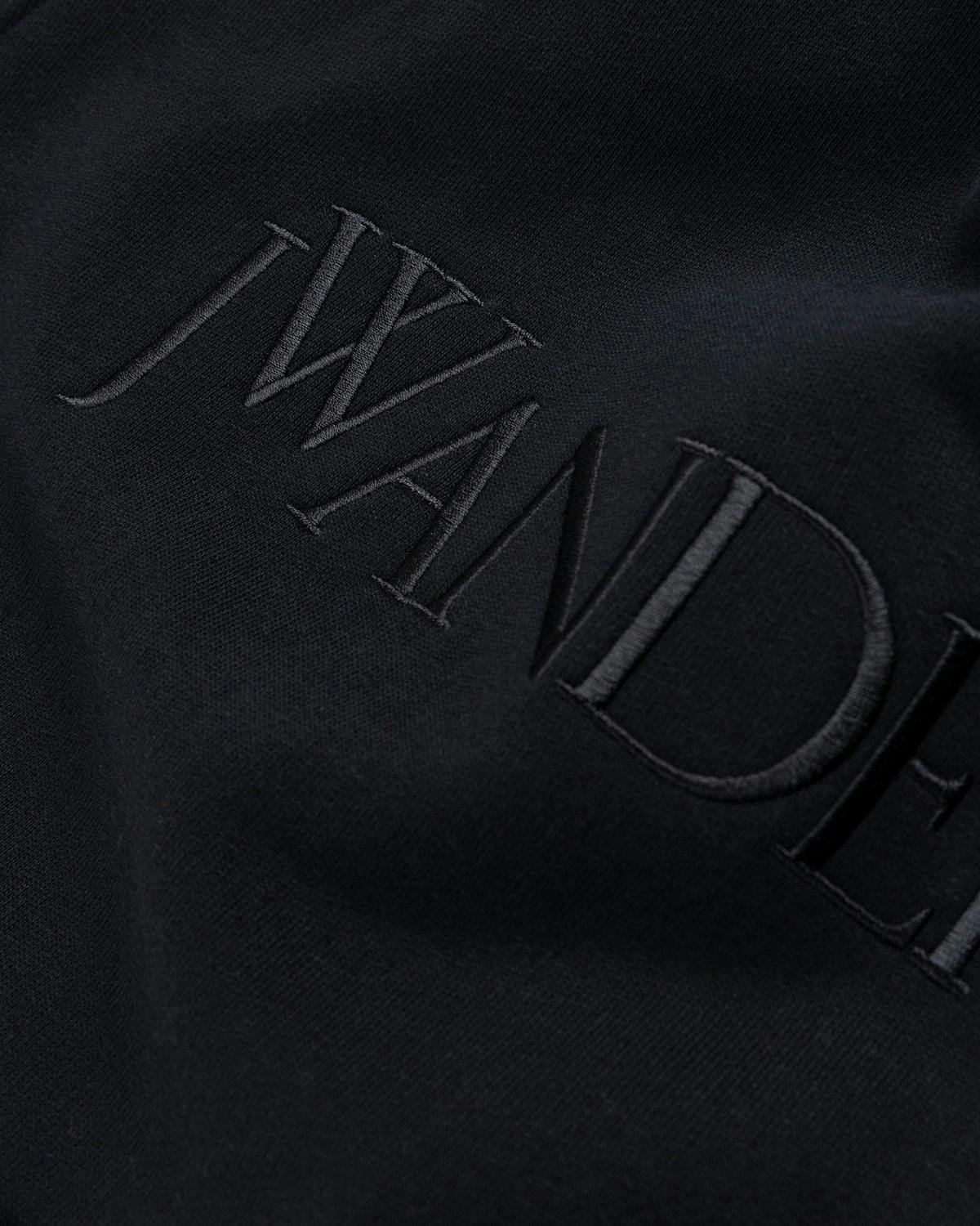 J.W. Anderson - Classic Logo Hoodie Black - Clothing - Black - Image 4