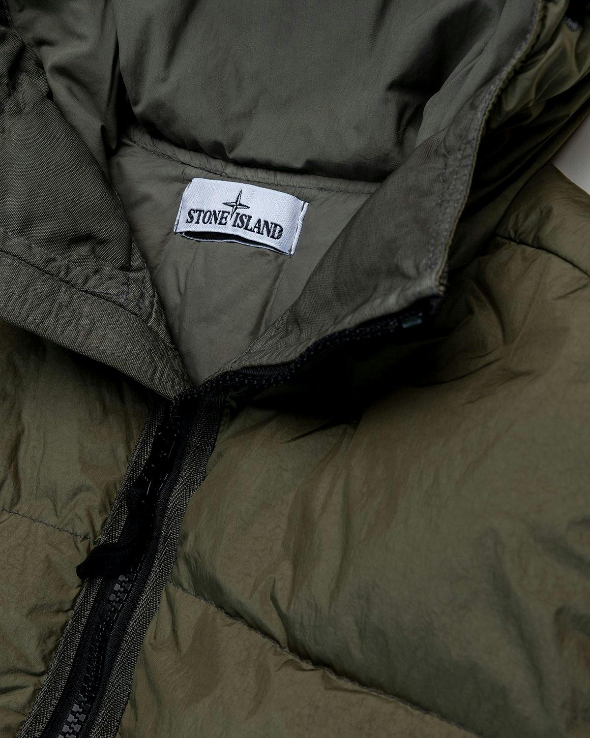 Stone Island - Real Down Jacket Sage Green - Clothing - Green - Image 3