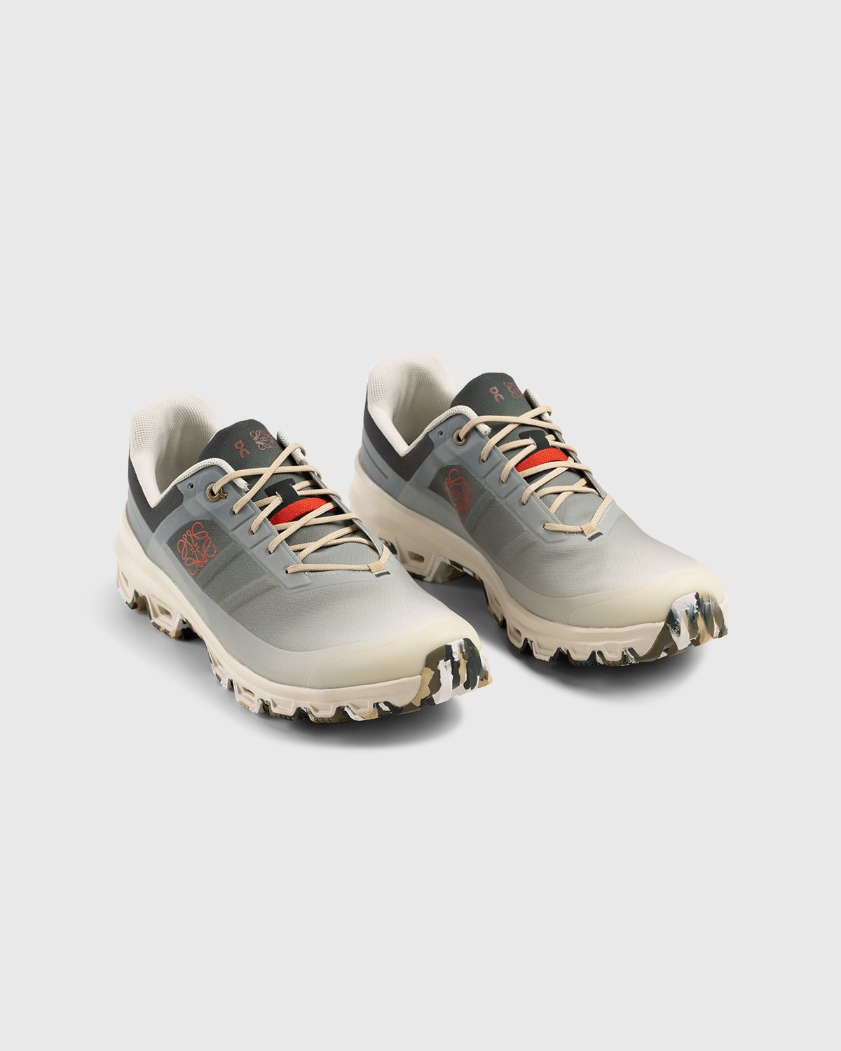 Loewe x On - Men's Cloudventure Gradient Khaki - Footwear - Grey - Image 3