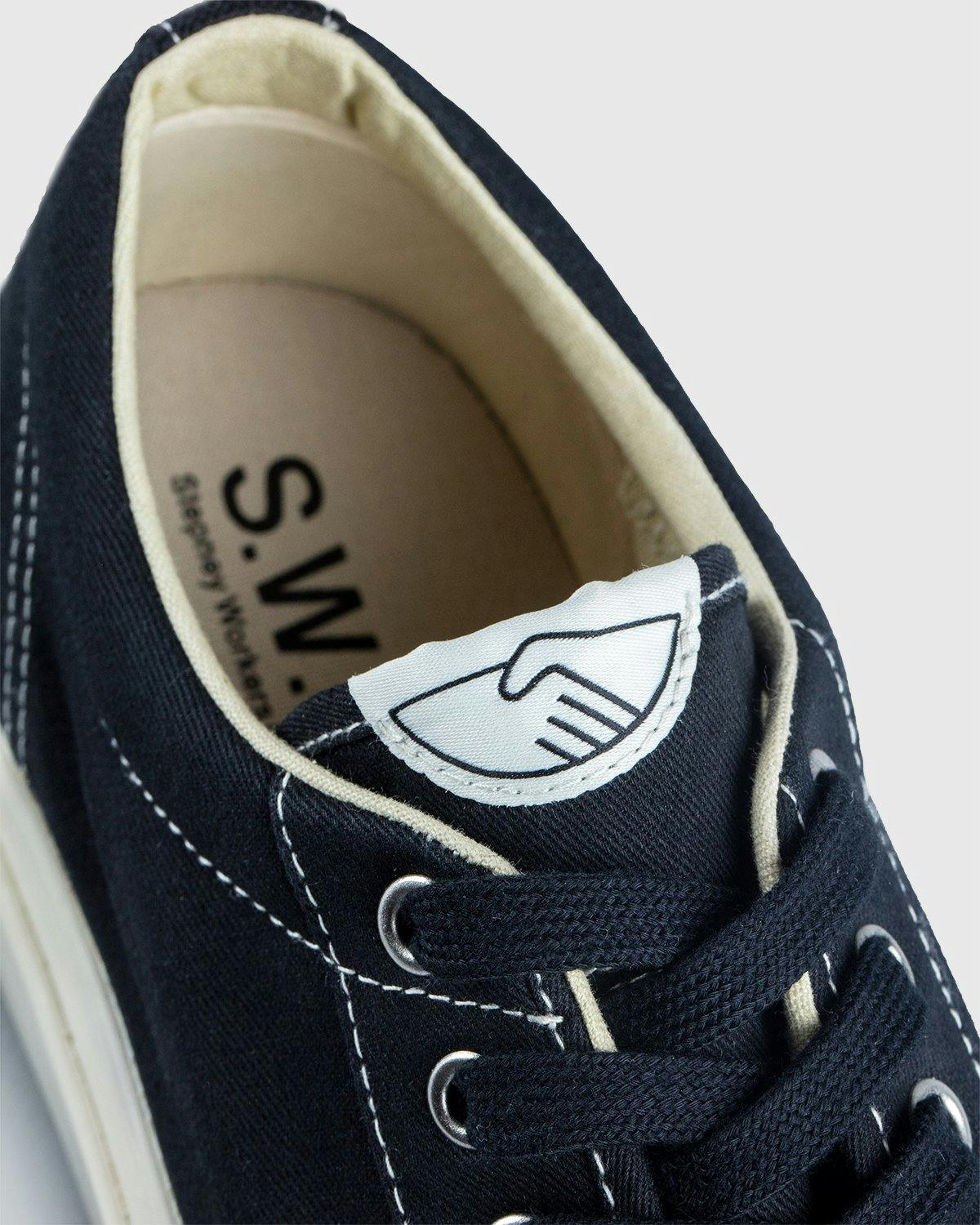 Stepney Workers Club - Dellow Canvas Black - Footwear - Black - Image 5