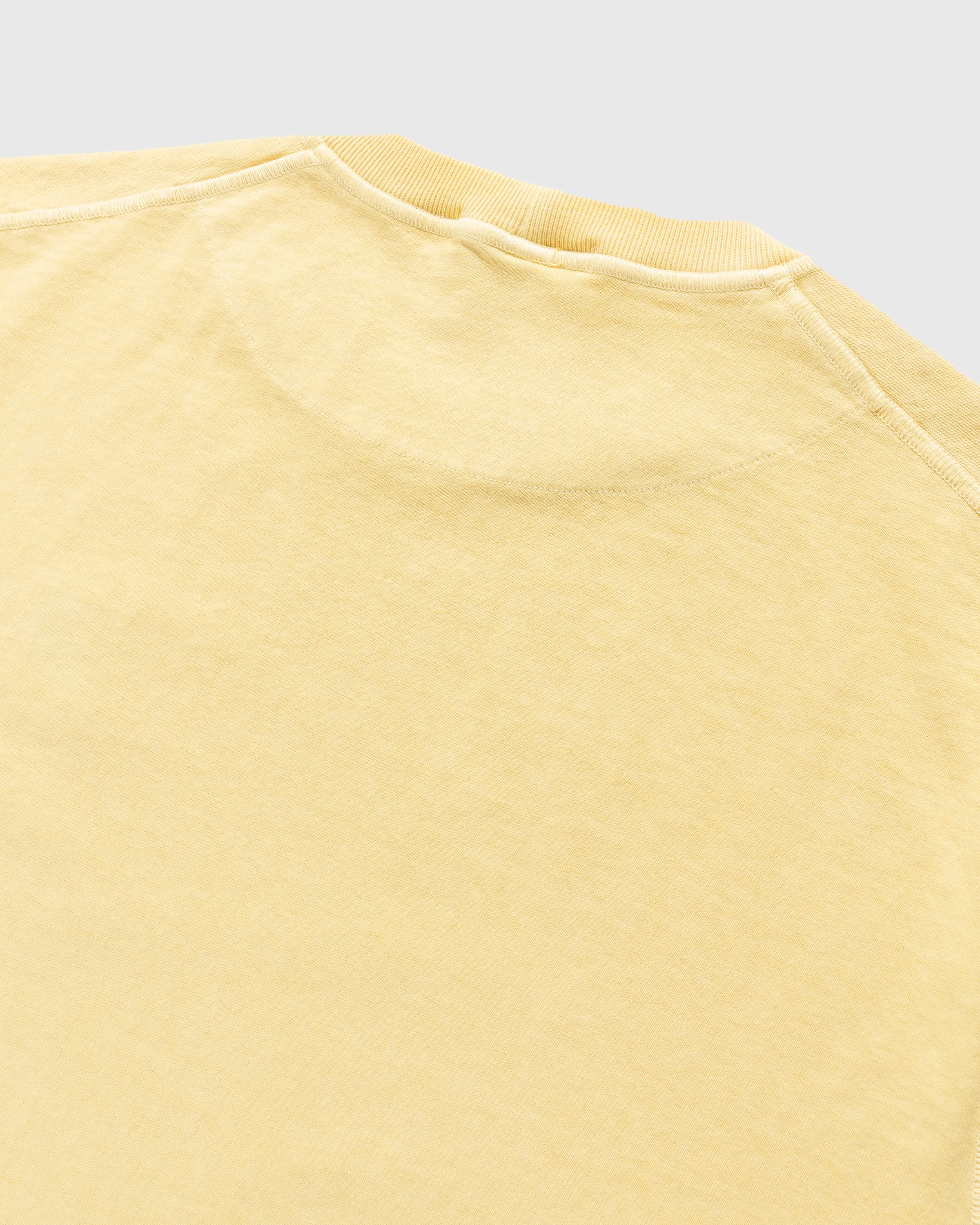 Stone Island - Fissato T-Shirt Butter - Clothing - Yellow - Image 3