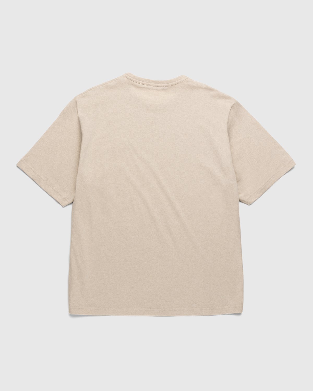 Acne Studios - Relaxed Fit T-Shirt Oatmeal Melange - Clothing - Beige - Image 2
