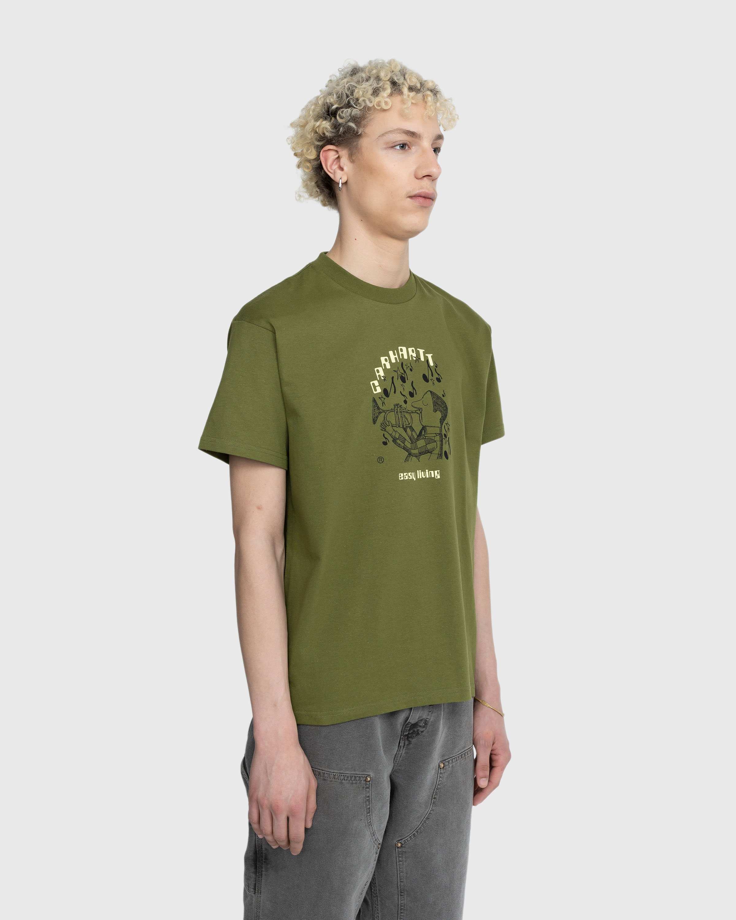Carhartt WIP - Easy Living T-Shirt Kiwi Green - Clothing - Green - Image 2