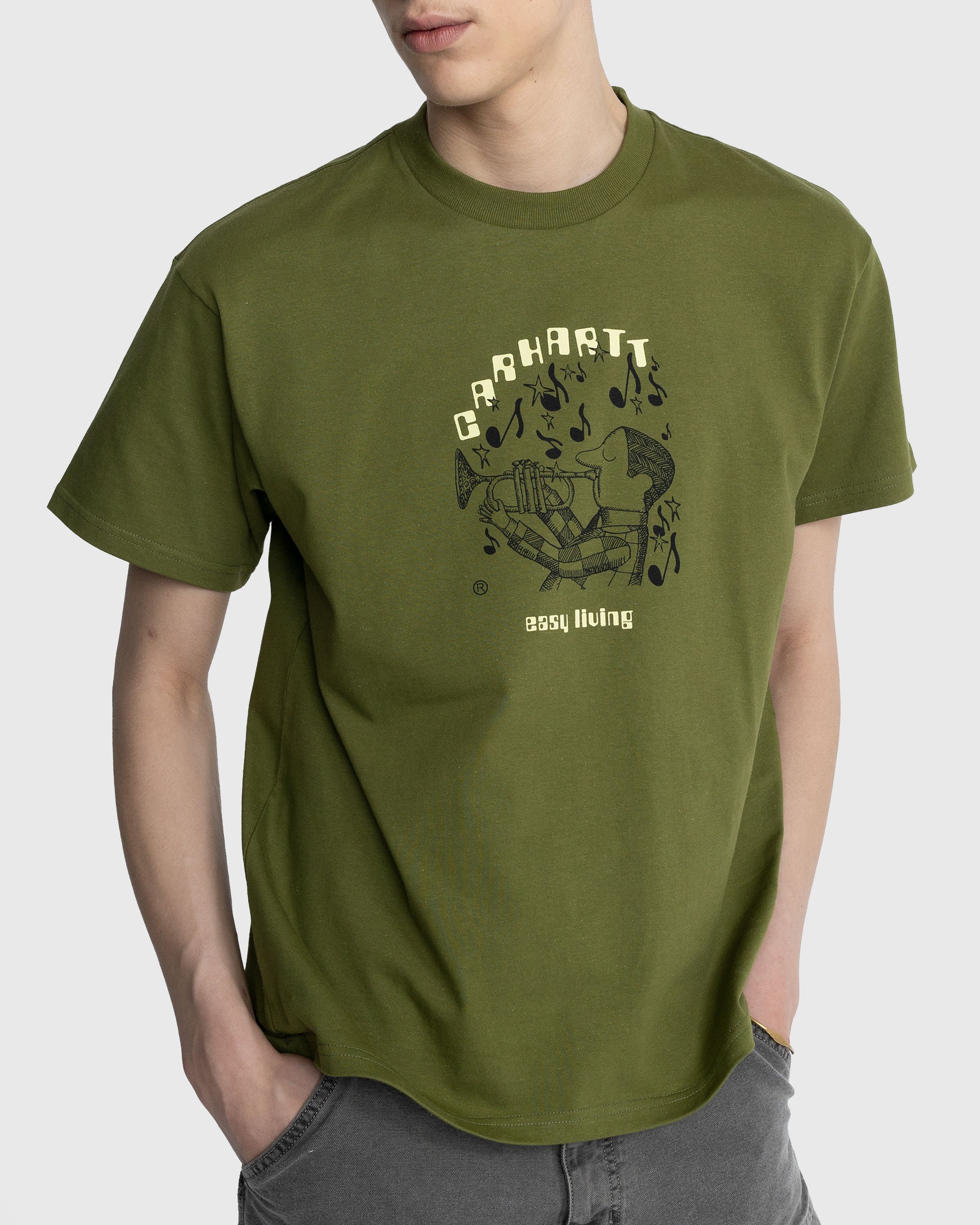 Carhartt WIP - Easy Living T-Shirt Kiwi Green - Clothing - Green - Image 4