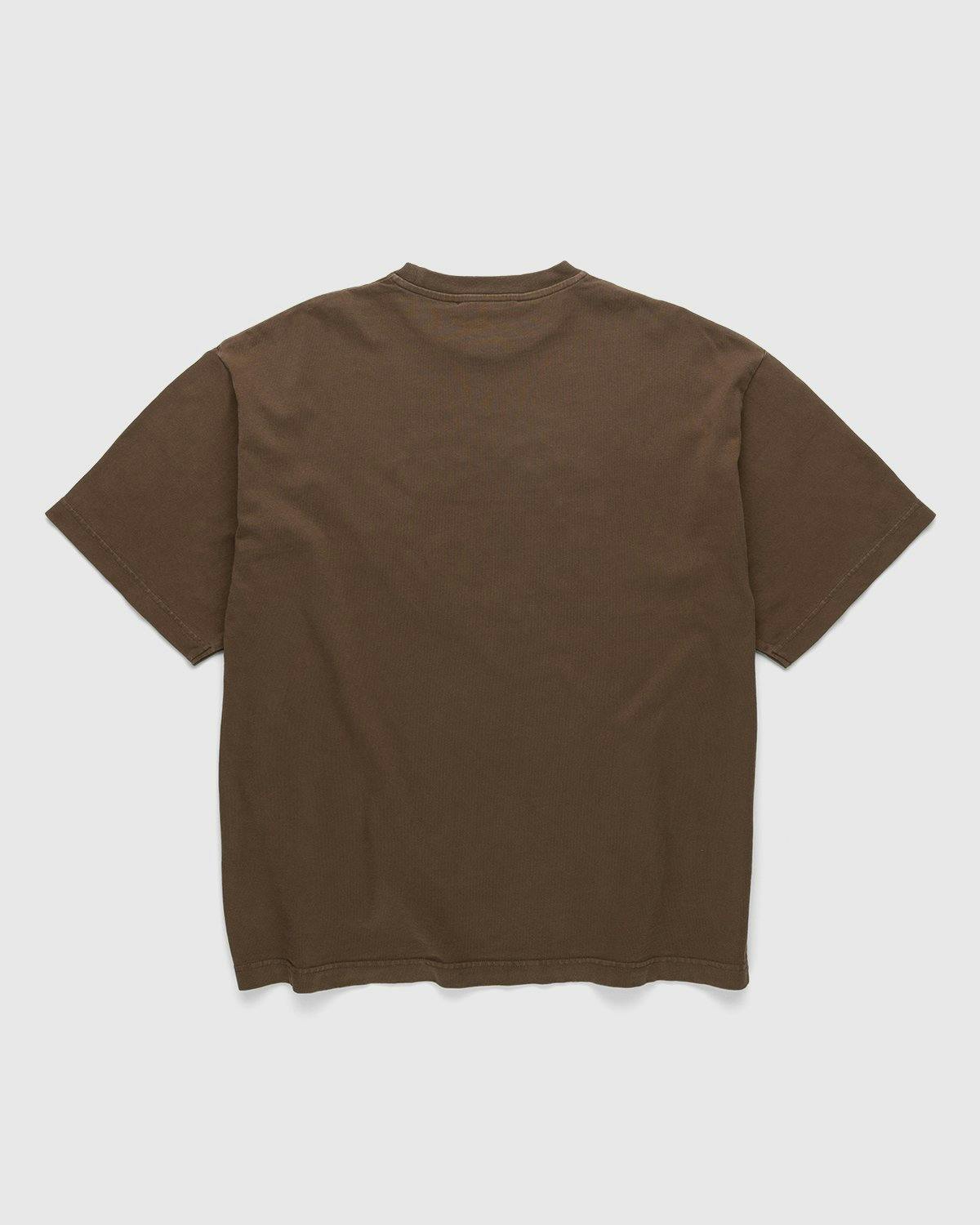 Acne Studios - Cotton Logo T-Shirt Chocolate Brown - Clothing - Brown - Image 2