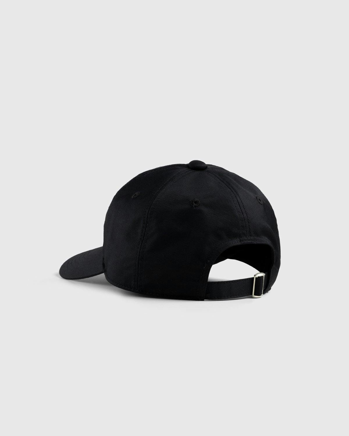 Highsnobiety - Cotton Nylon "H" Logo Cap Black - Accessories - Black - Image 3